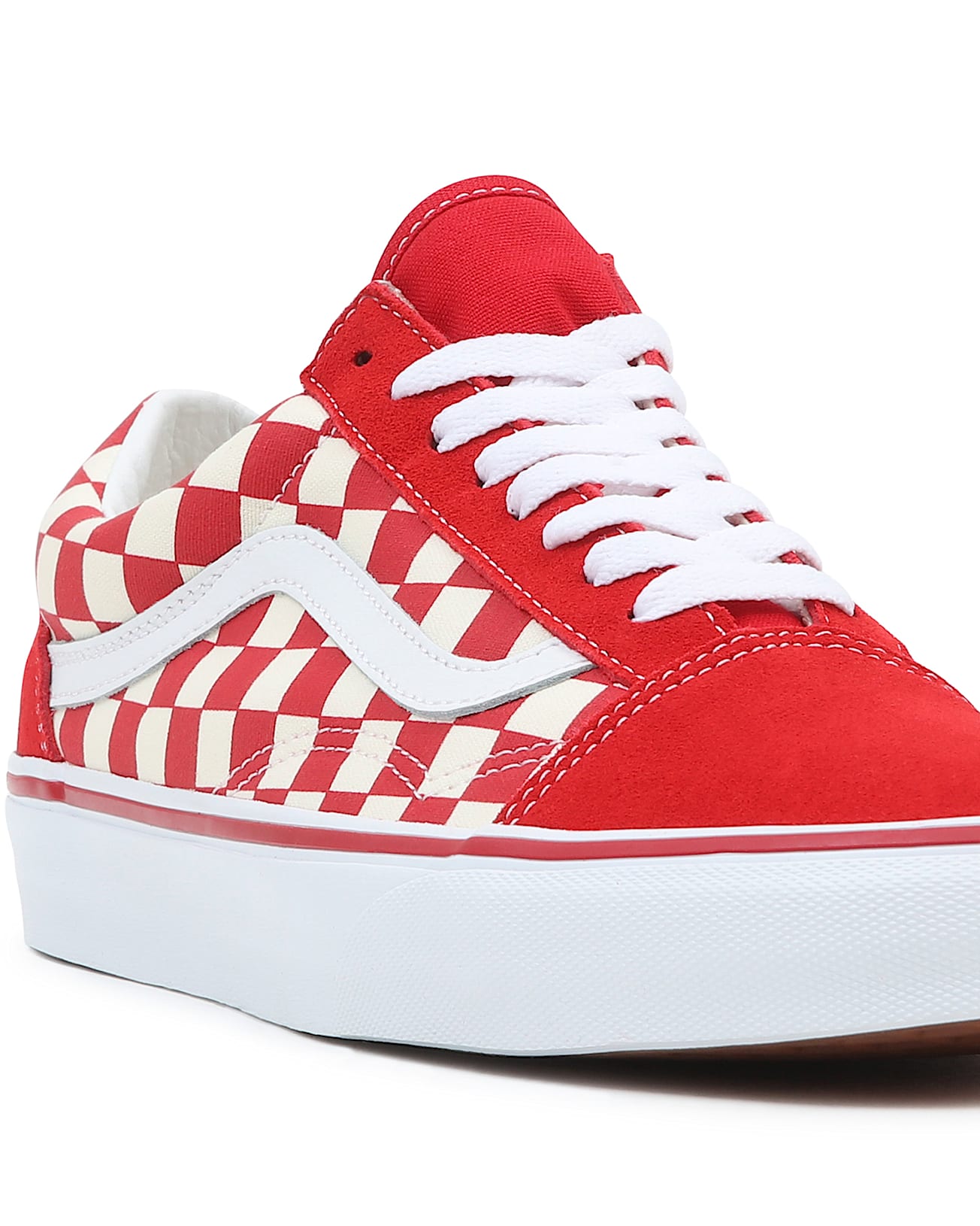 Chaussures Checkerboard Old Skool VANS Rouge ALT7