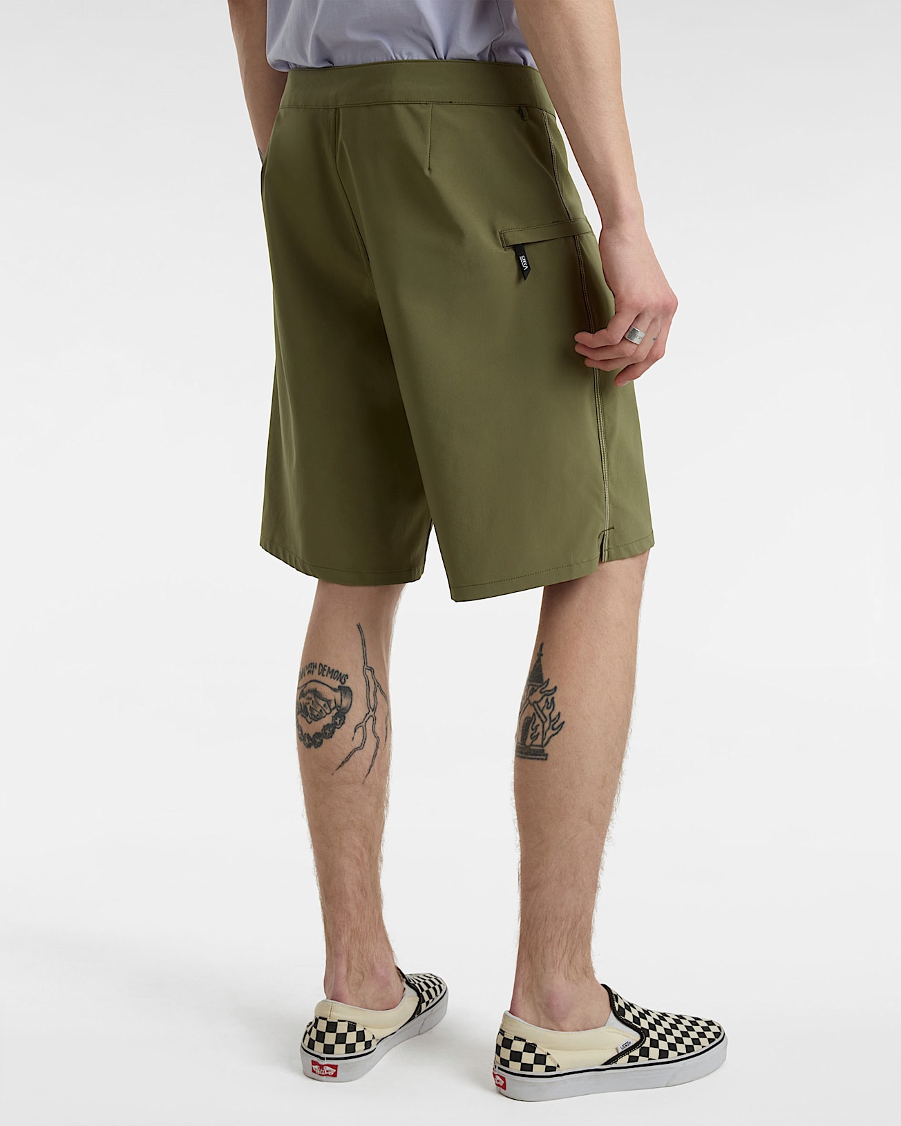 The Daily Solid Boardshorts VANS Green ALT3