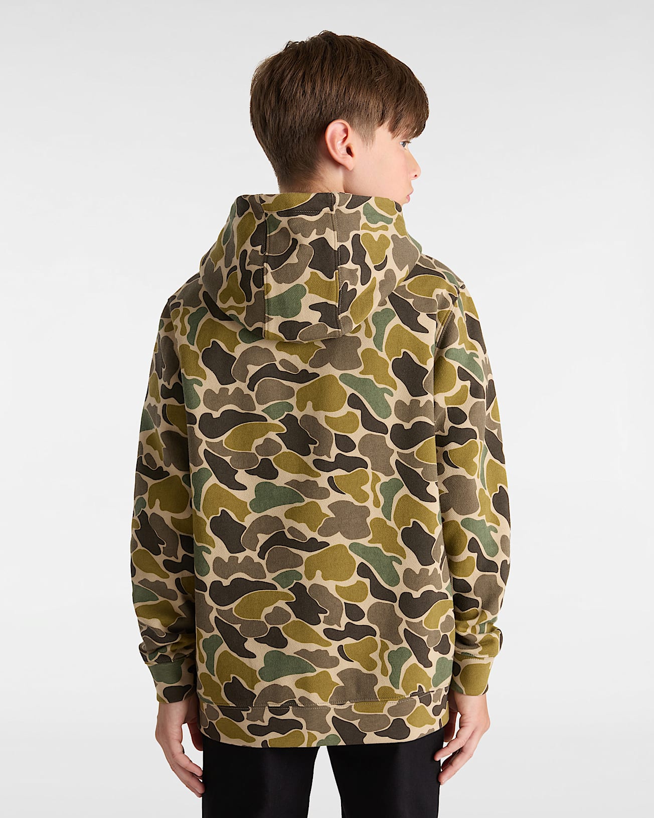 Kids Half Box Camo Pullover 814 Years VANS Brown ALT3