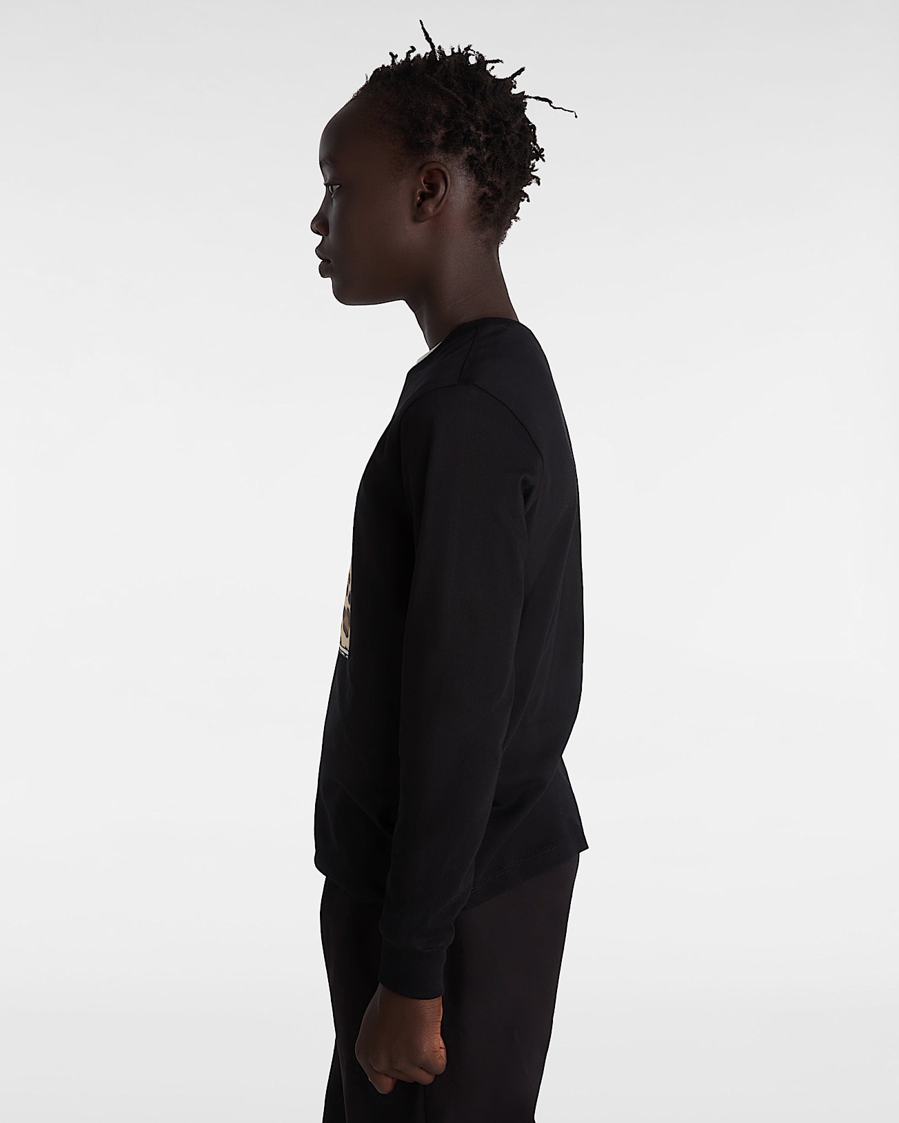 Girls Felidae Long Sleeve TShirt 814 years VANS Black ALT4