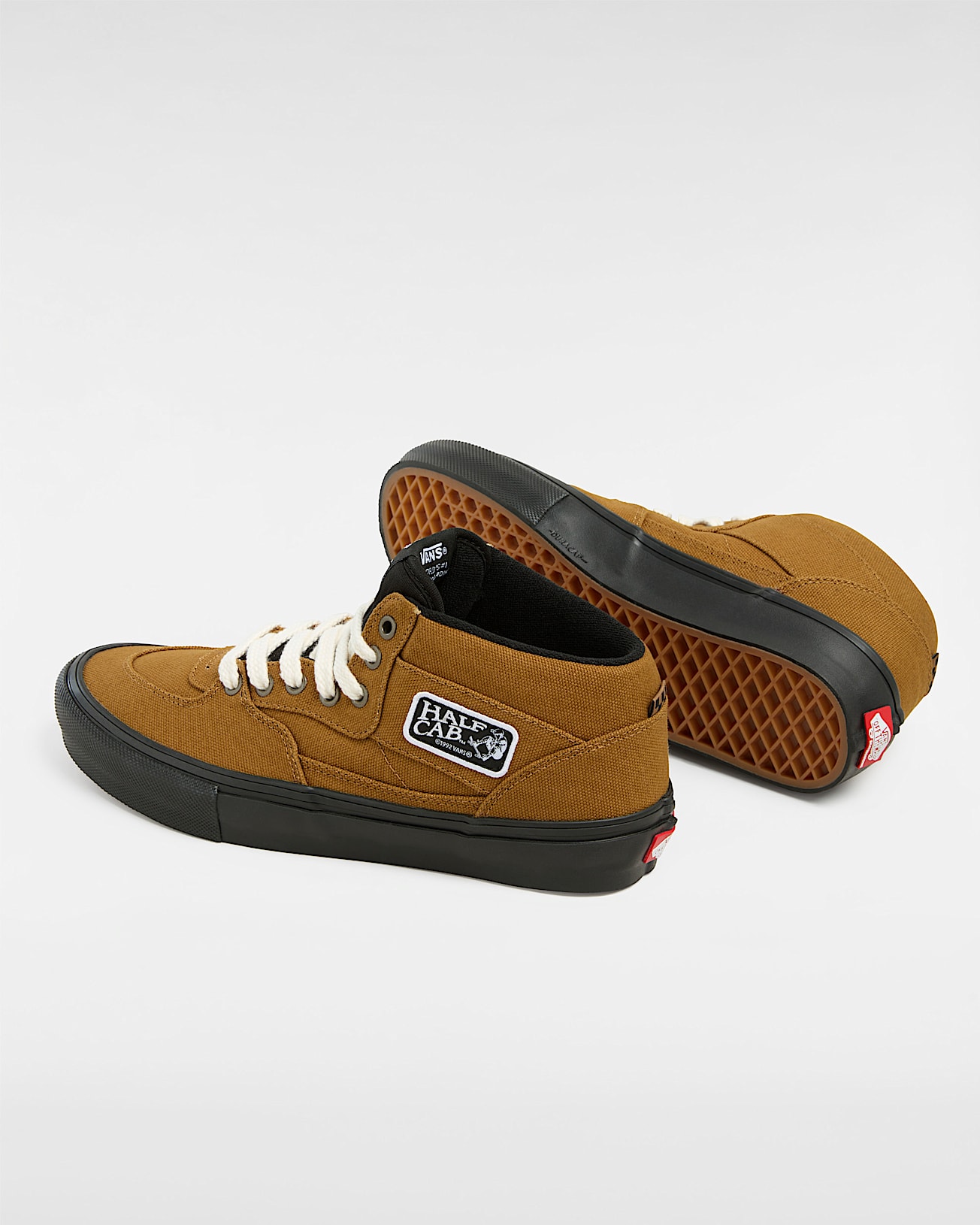 Chaussures Skate Half Cab Duck Canvas VANS Marron ALT2