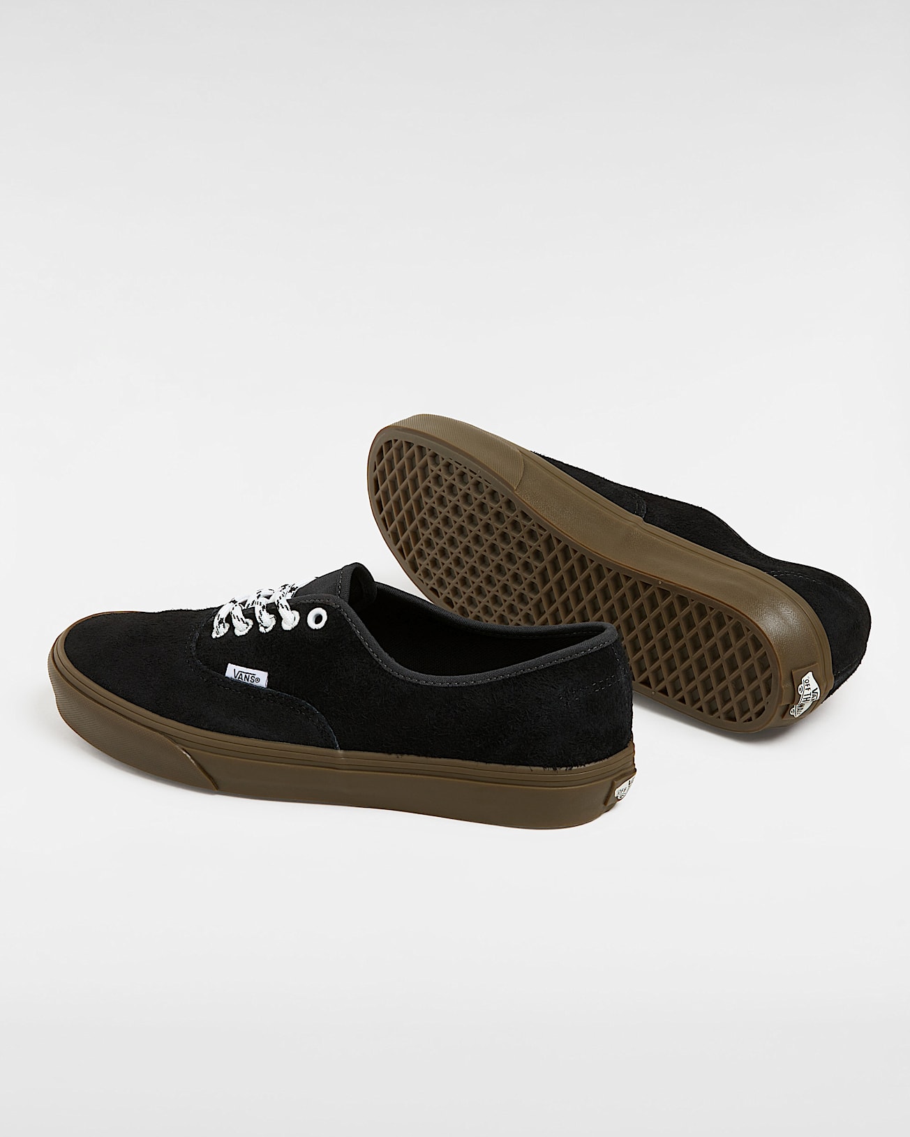 Authentic Hairy Suede Shoes VANS Black ALT2