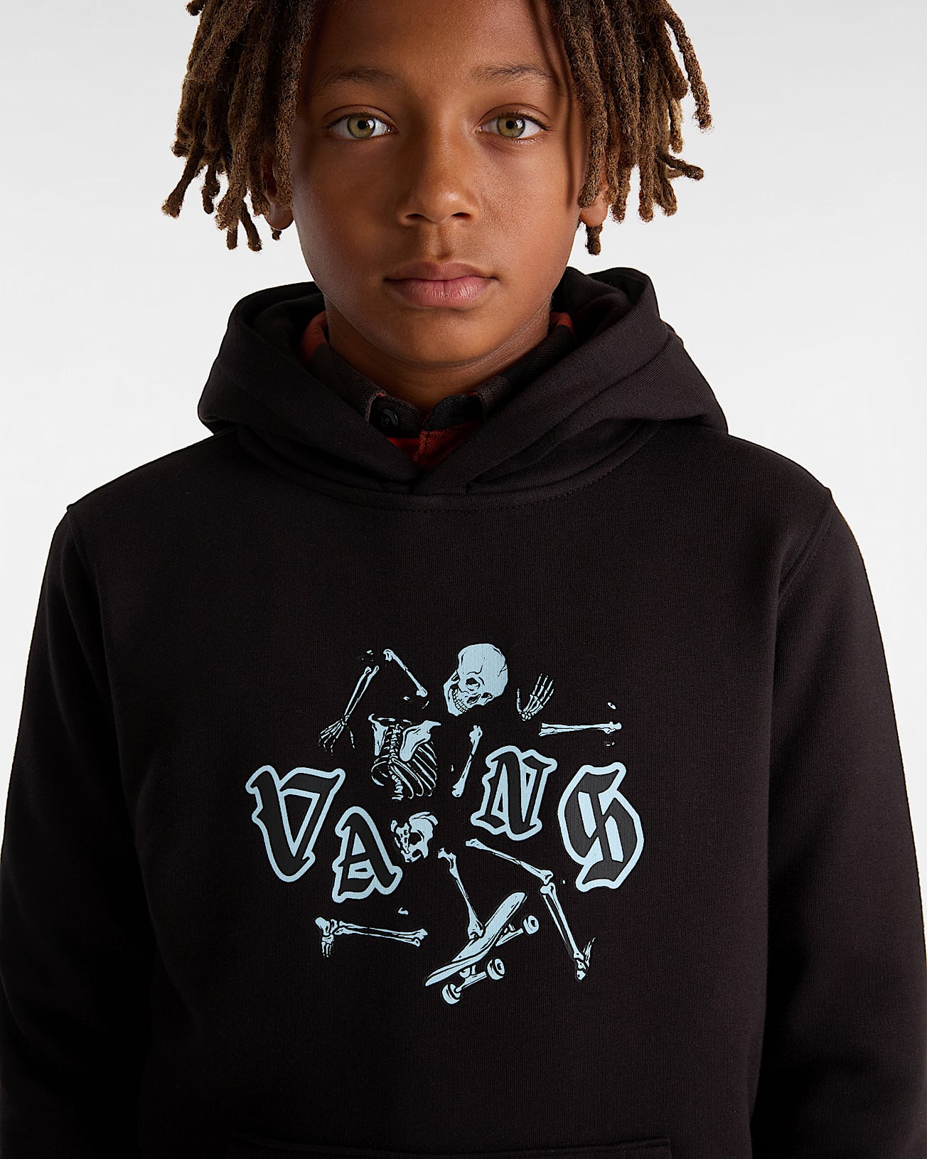 Felpa con cappuccio Bambinoa Shattered 814 anni VANS Nero ALT6