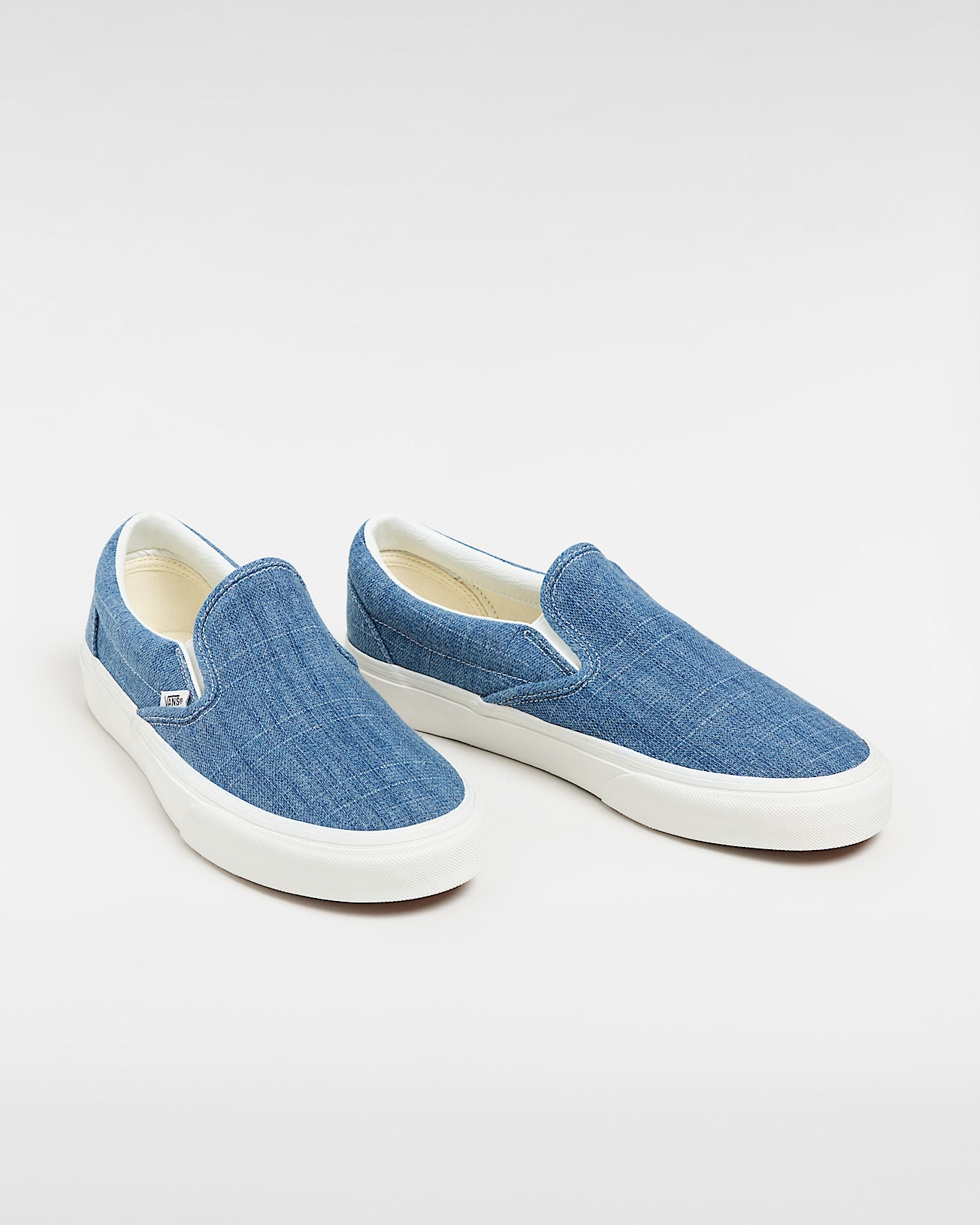 Chaussures en lin Classic SlipOn Summer VANS Bleu ALT1
