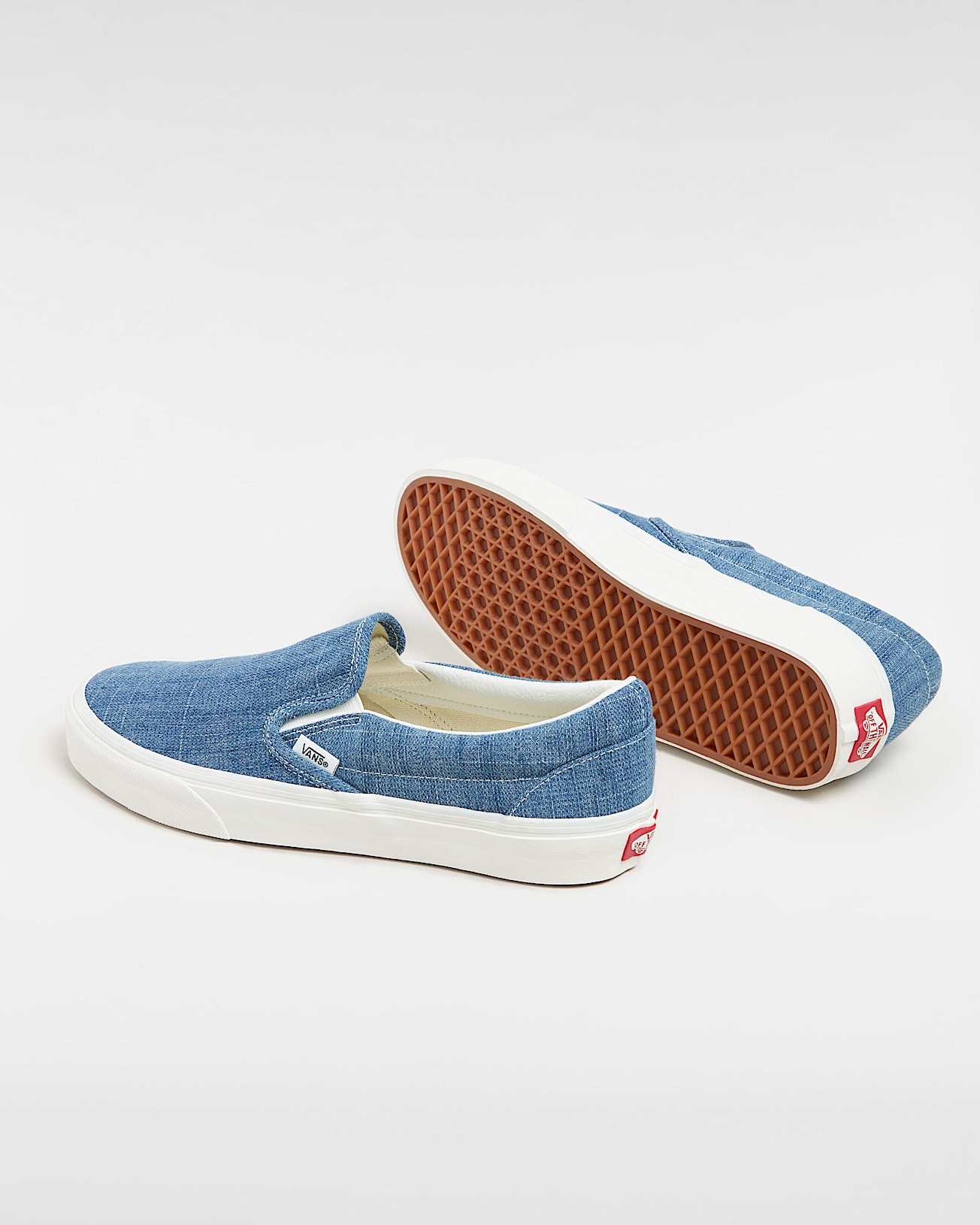 Chaussures en lin Classic SlipOn Summer VANS Bleu ALT2