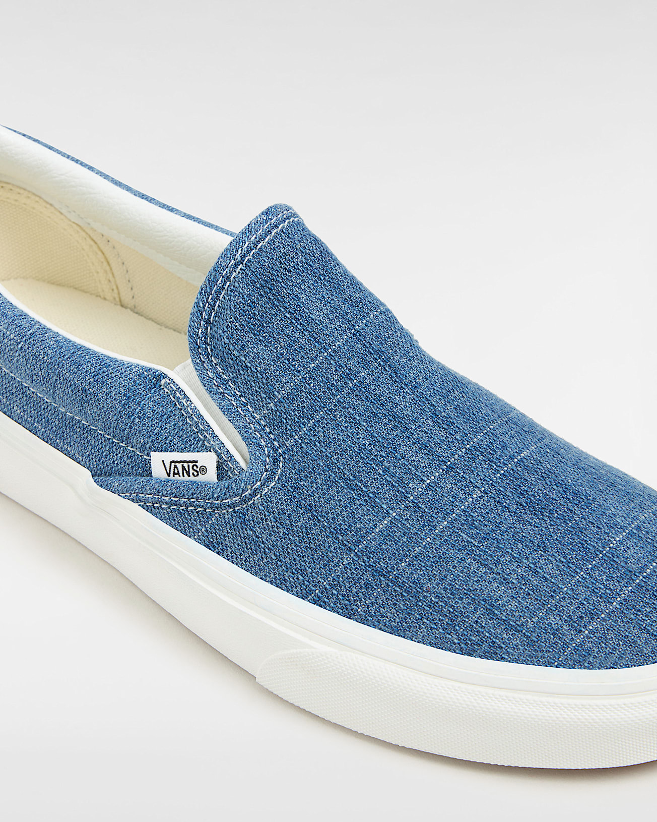 Chaussures en lin Classic SlipOn Summer VANS Bleu ALT3