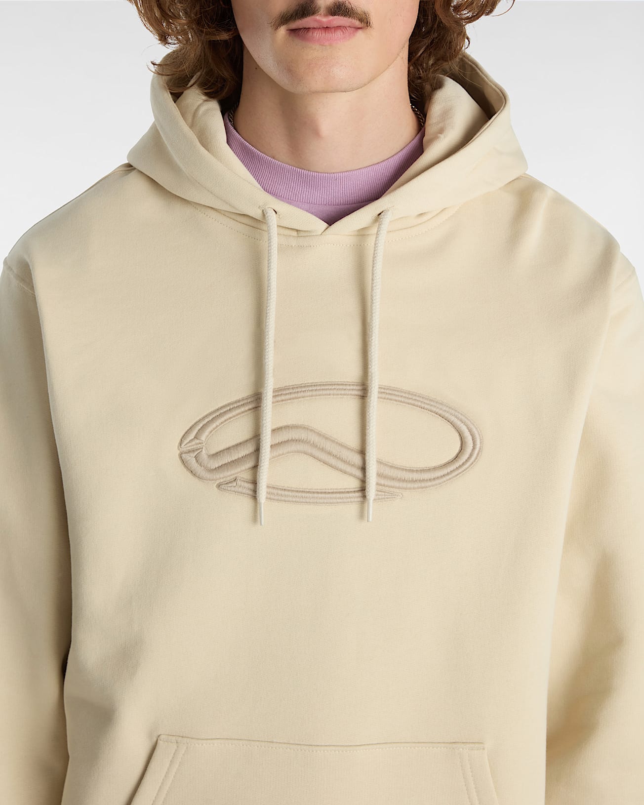 Vans Oval Loose Pullover Hoodie VANS Beige ALT6