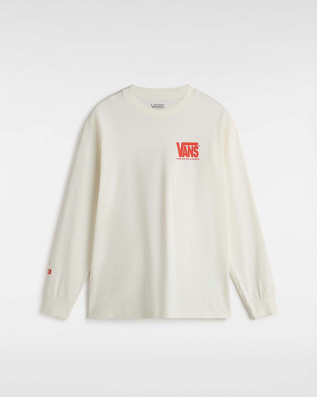 Maglietta a maniche lunghe MTE Logo Warp Check VANS Bianco HERO