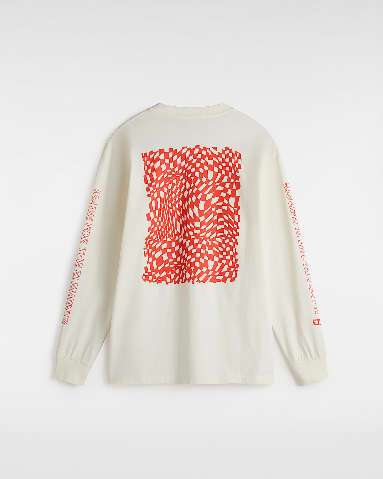 Maglietta a maniche lunghe MTE Logo Warp Check VANS Bianco ALT1