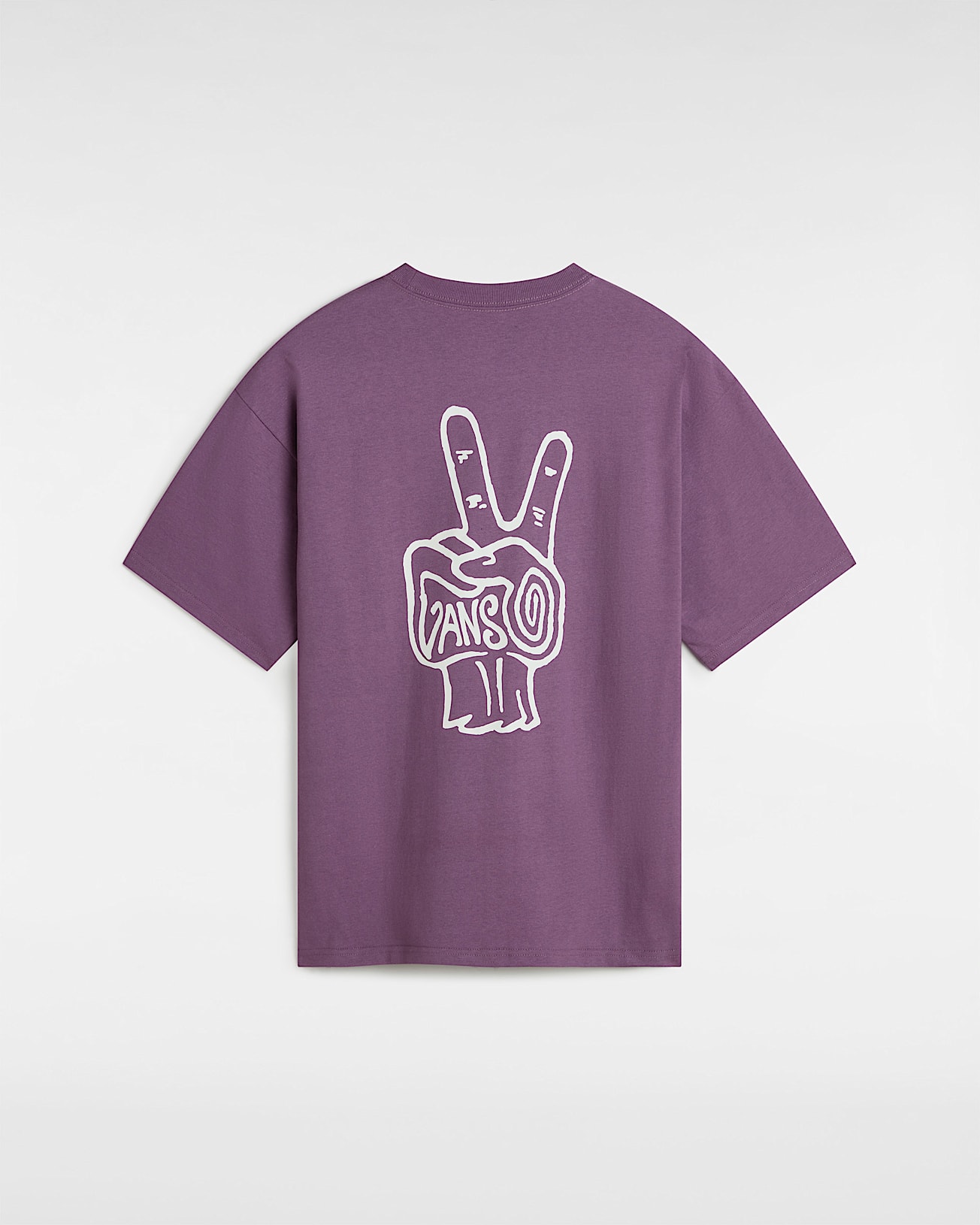 Tshirt V Hand Loose VANS Violet ALT1