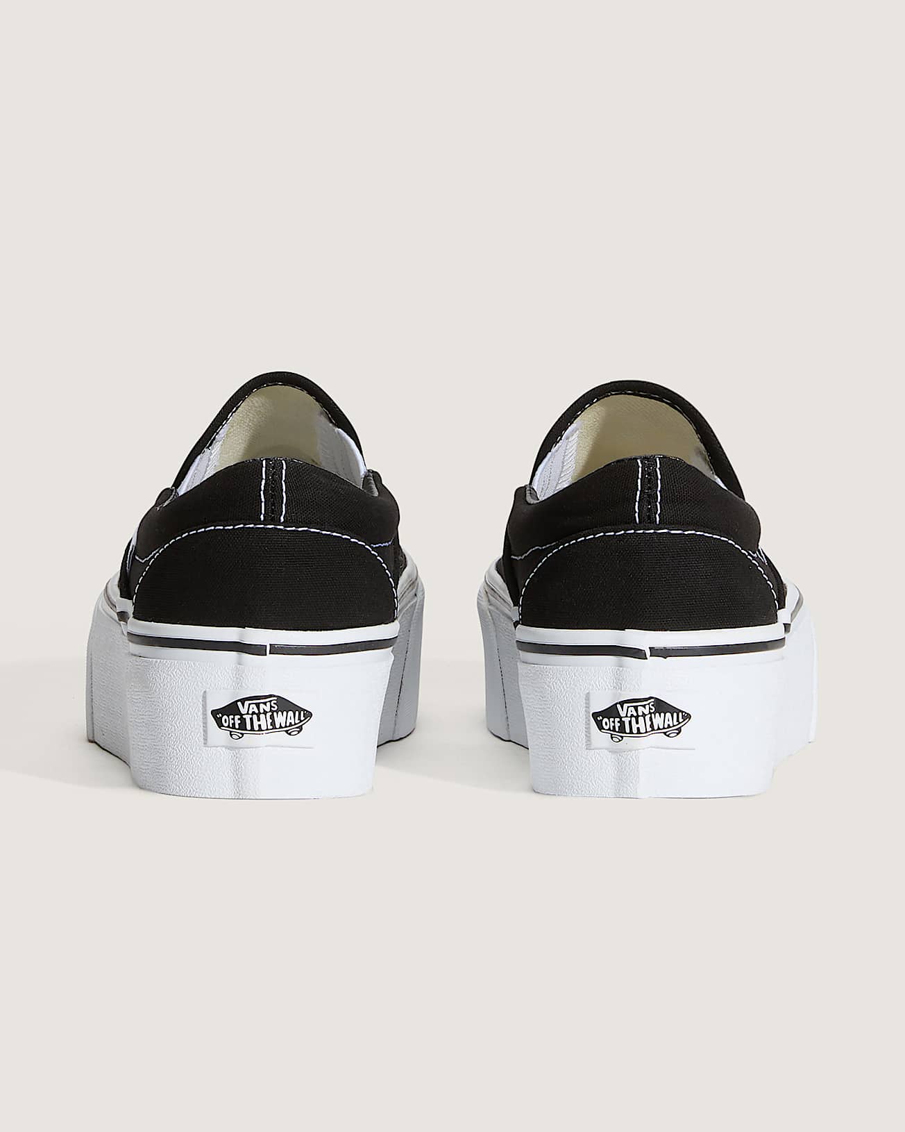 Chaussures Classic SlipOn Platform VANS Noir ALT3