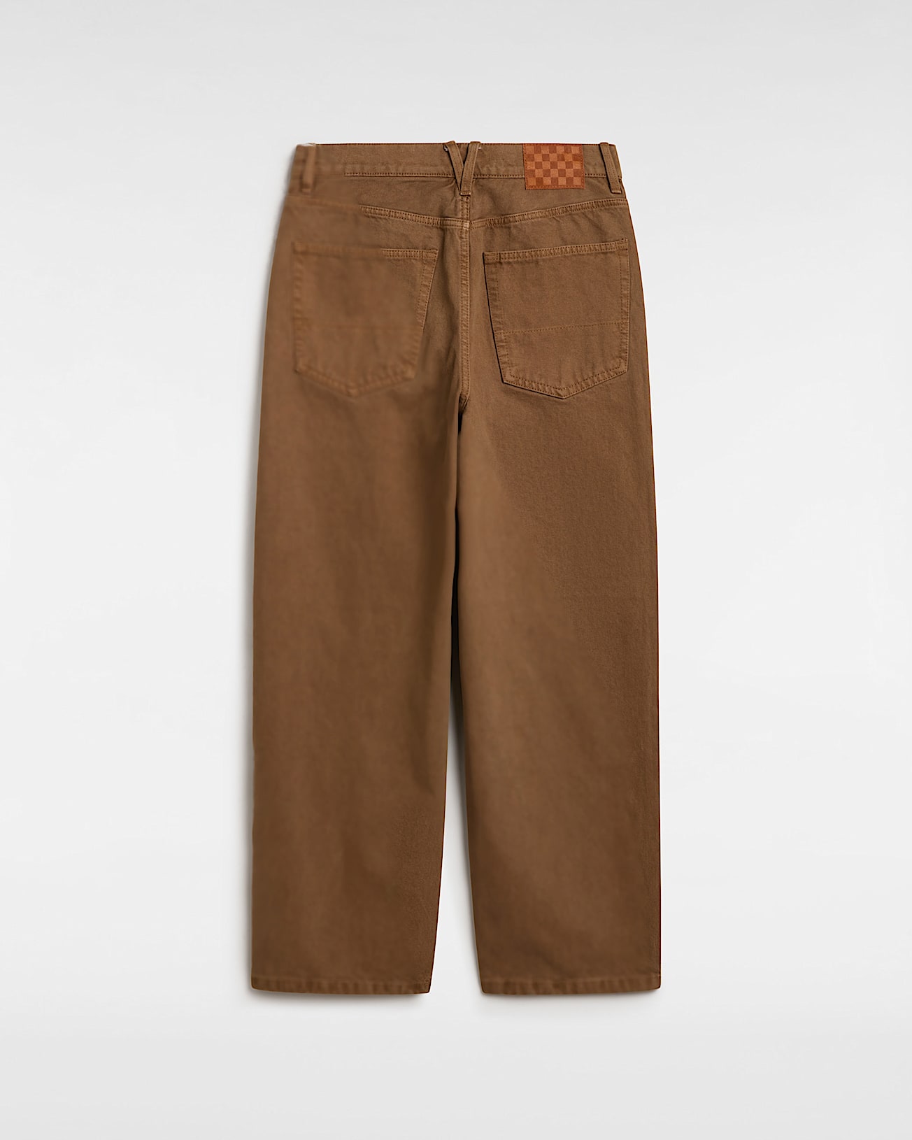 Check5 Baggy Denim Trousers VANS Brown ALT1