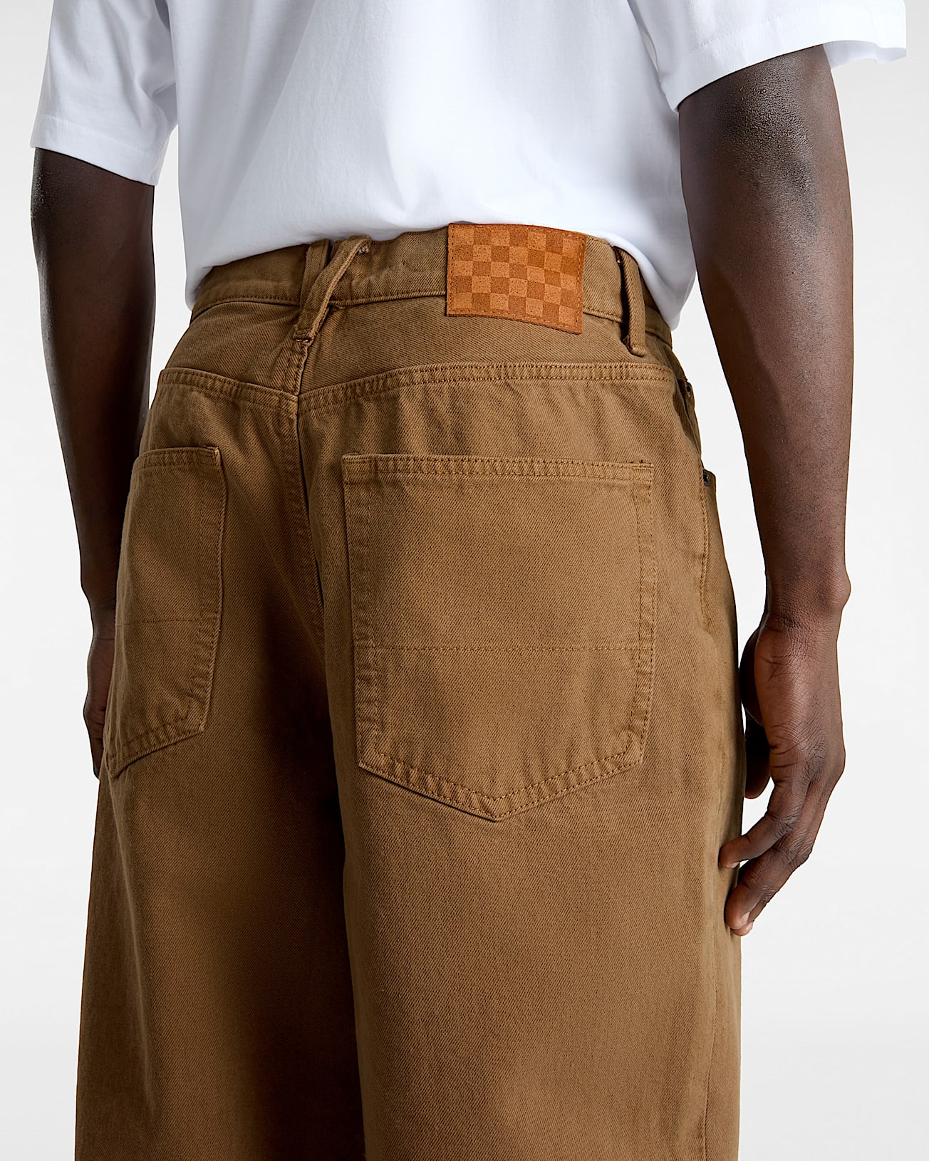 Check5 Baggy Denim Trousers VANS Brown ALT6
