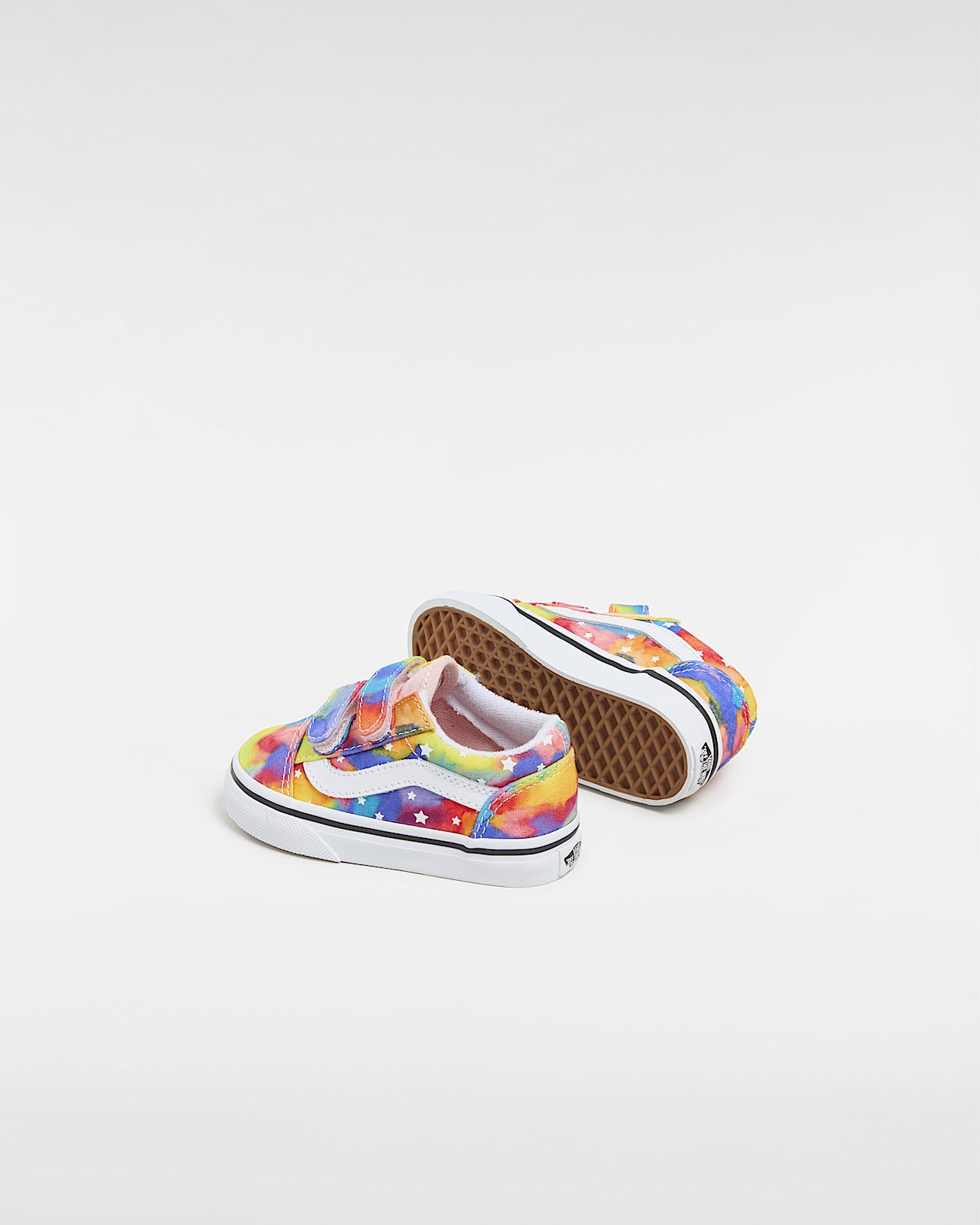 Toddler Old Skool Hook and Loop Shoes 14 Years VANS Multicolour ALT2