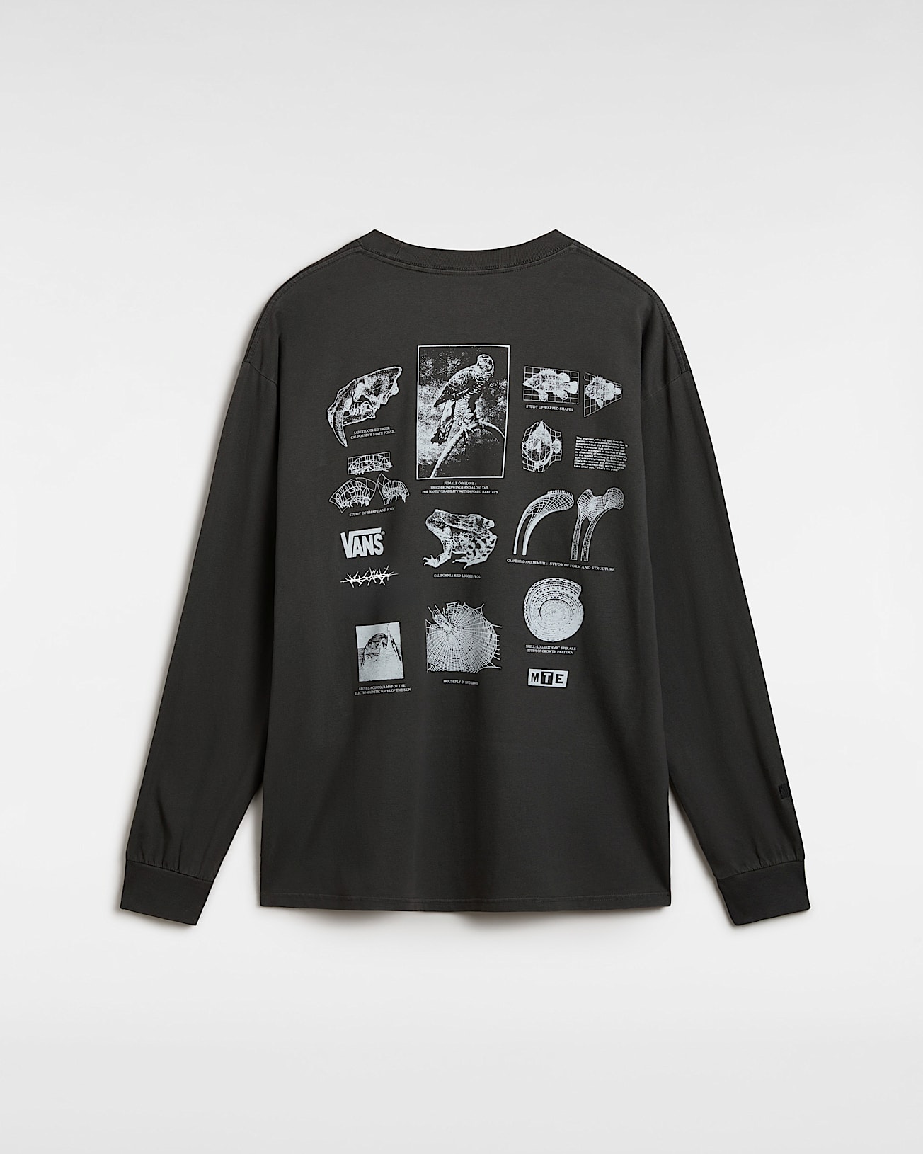 Tshirt  manches longues MTE Brain Storms Study VANS Noir ALT1