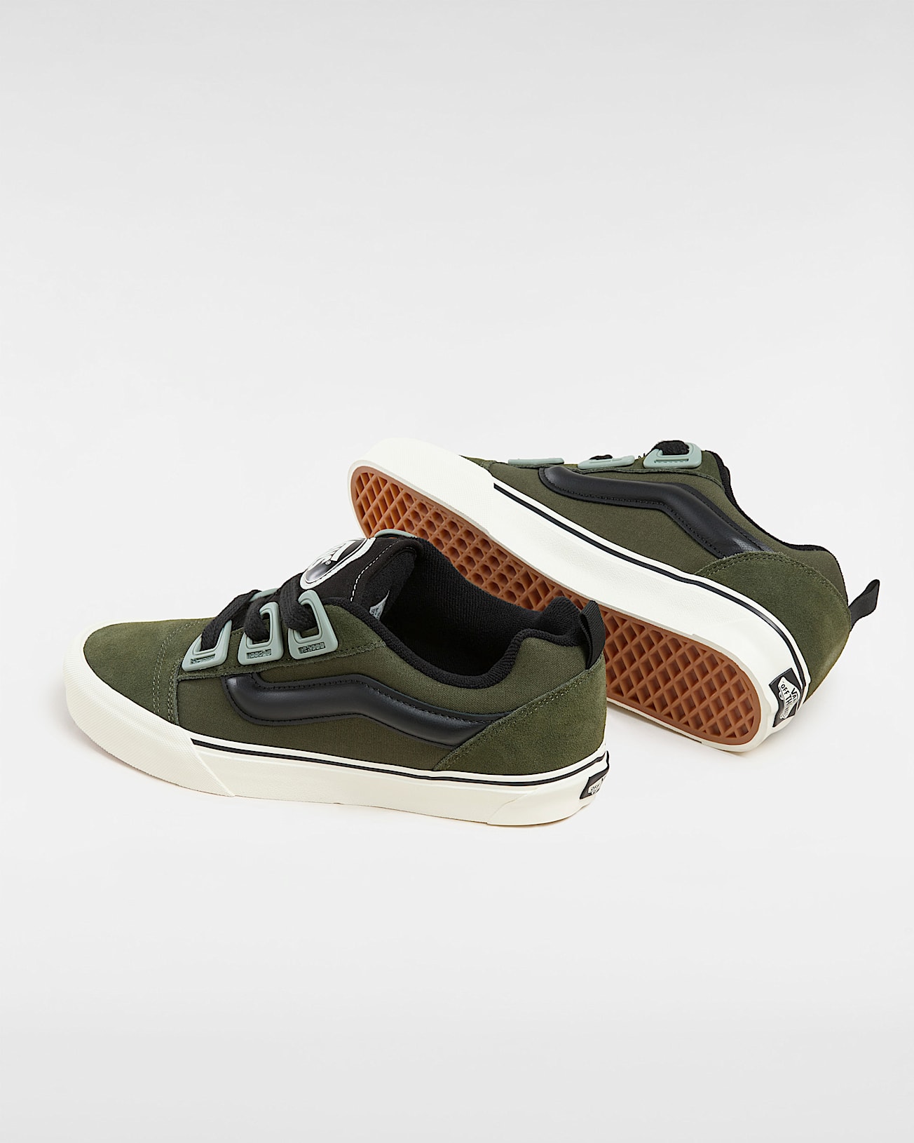 Knu Skool Shoes VANS Green ALT2