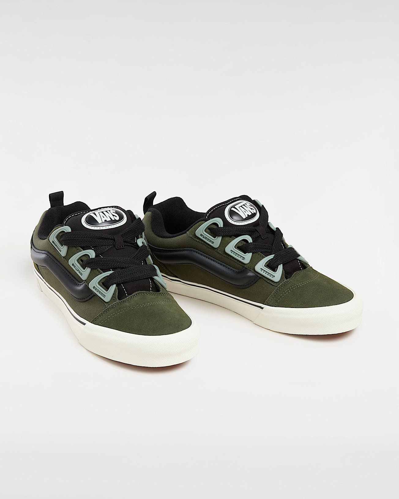 Knu Skool Shoes VANS Green ALT1