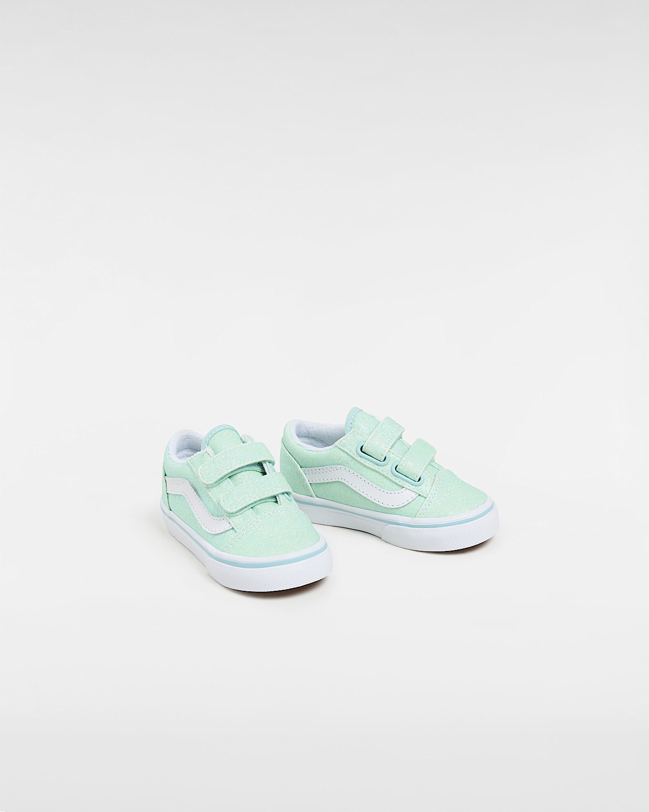Kleinkinder Old Skool Glitter Schuhe mit Klettverschluss (1-4 Jahre) - 2