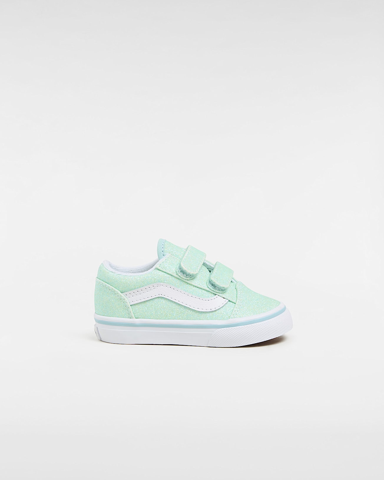 Chaussures  scratch Old Skool Glitter Bb 14 ans VANS Bleu HERO