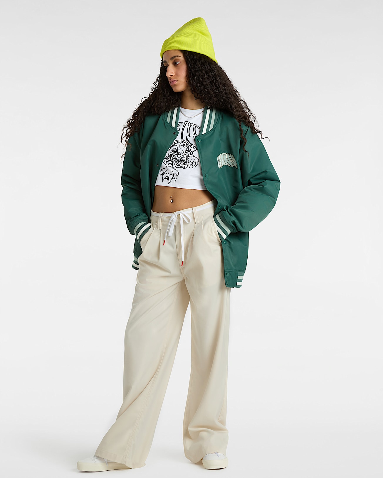 Pantalon Alder Relaxed Pleated VANS Beige ALT5