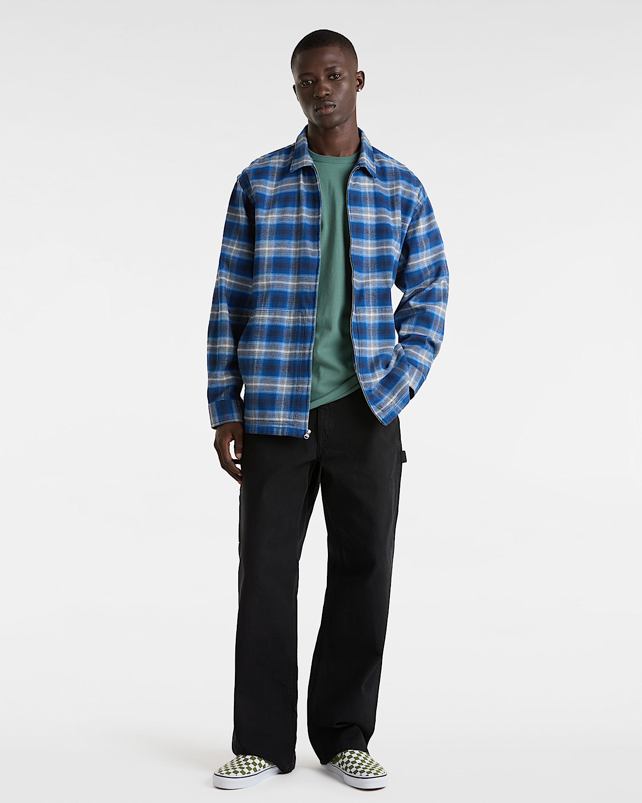 Off The Wall II TShirt VANS Grn ALT4