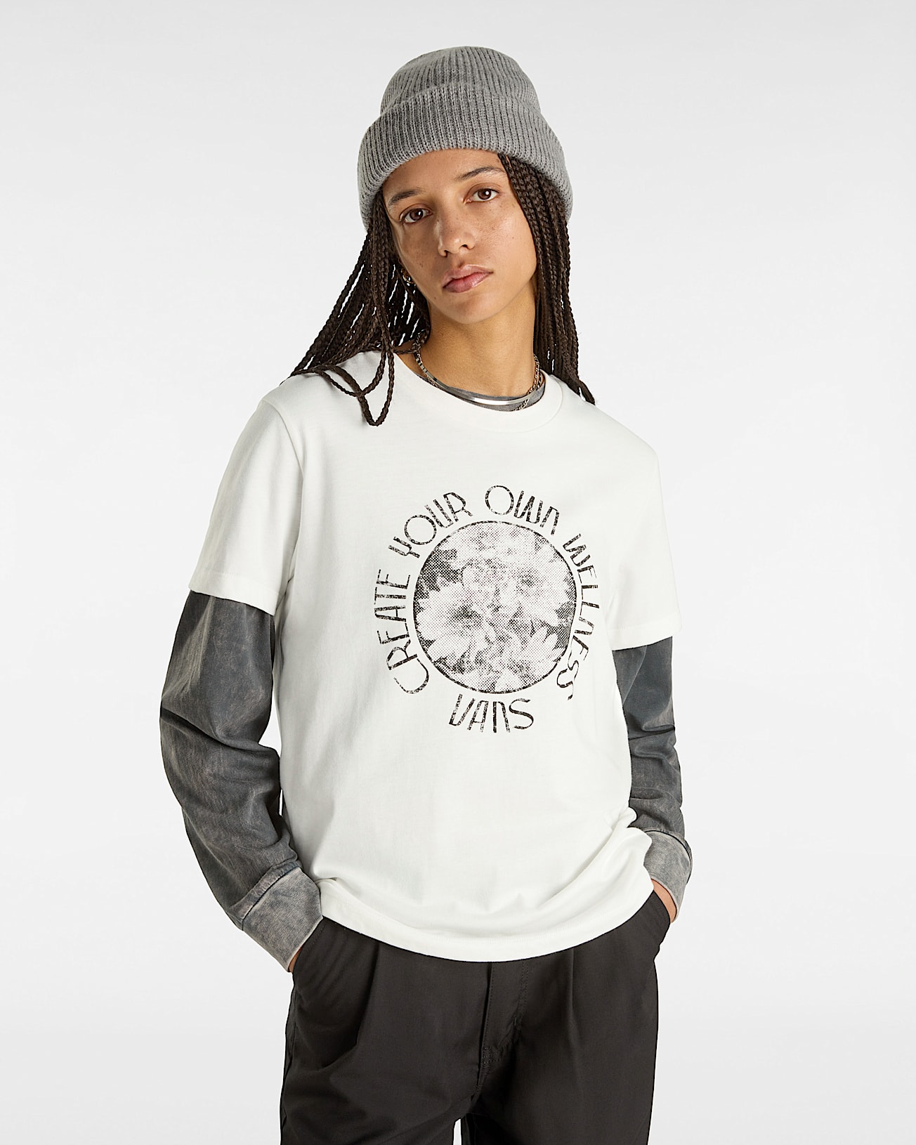 Tshirt Wellness Boyfriend Fit VANS Blanc ALT2