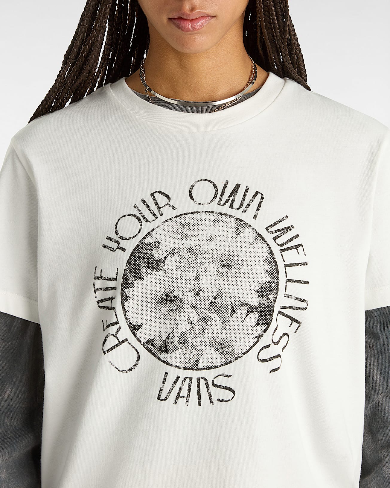 Tshirt Wellness Boyfriend Fit VANS Blanc ALT5