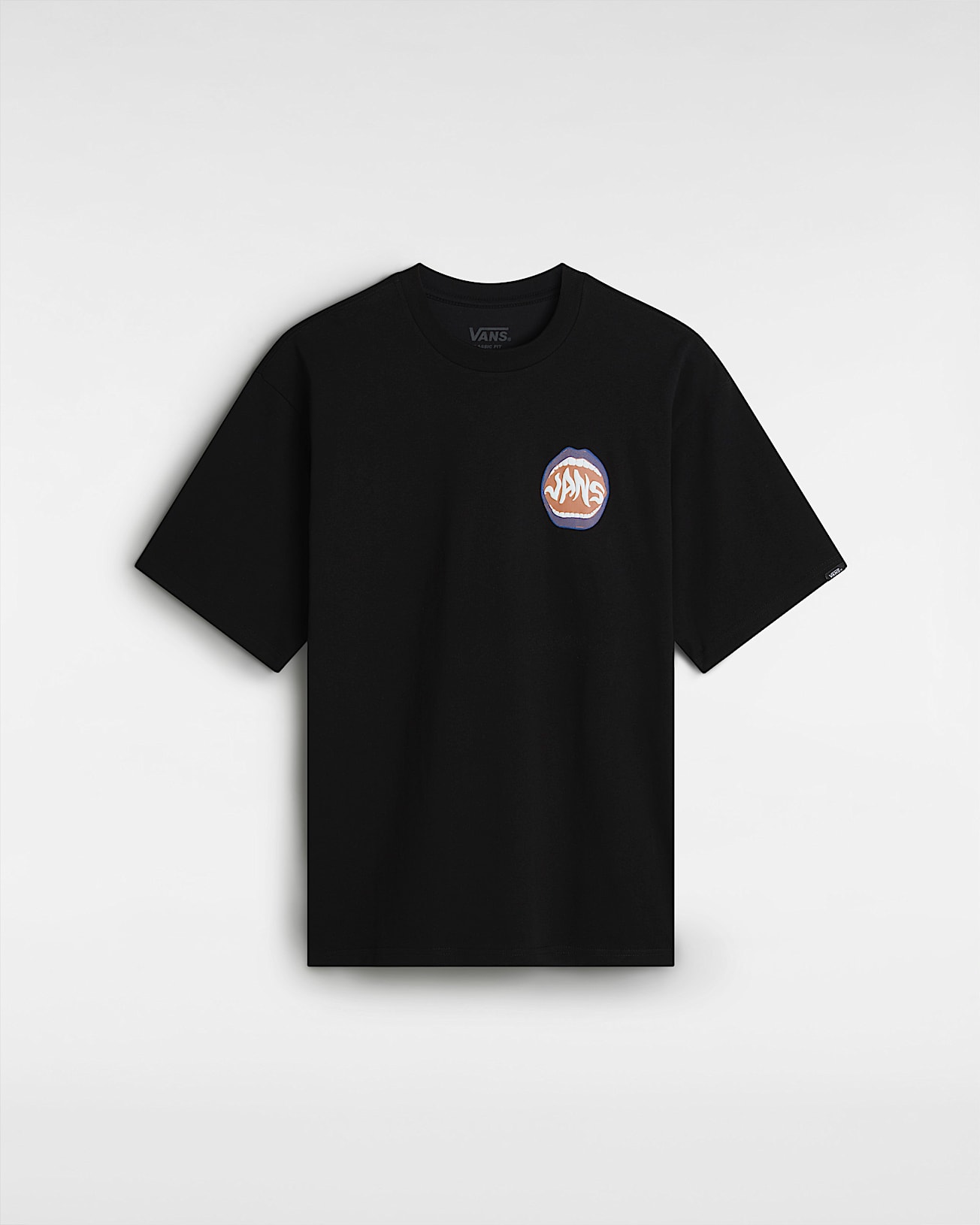 Lssiges Open Mouth TShirt VANS Schwarz HERO
