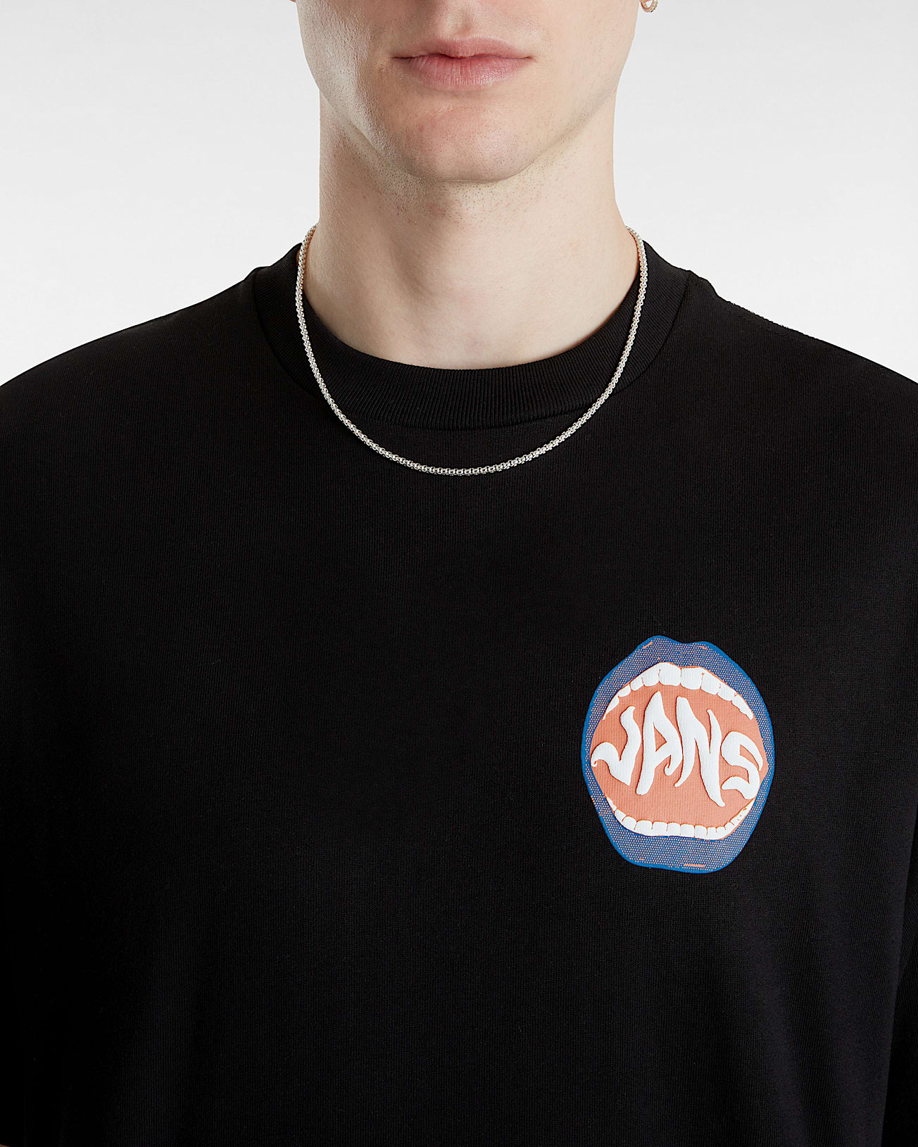 Lssiges Open Mouth TShirt VANS Schwarz ALT5