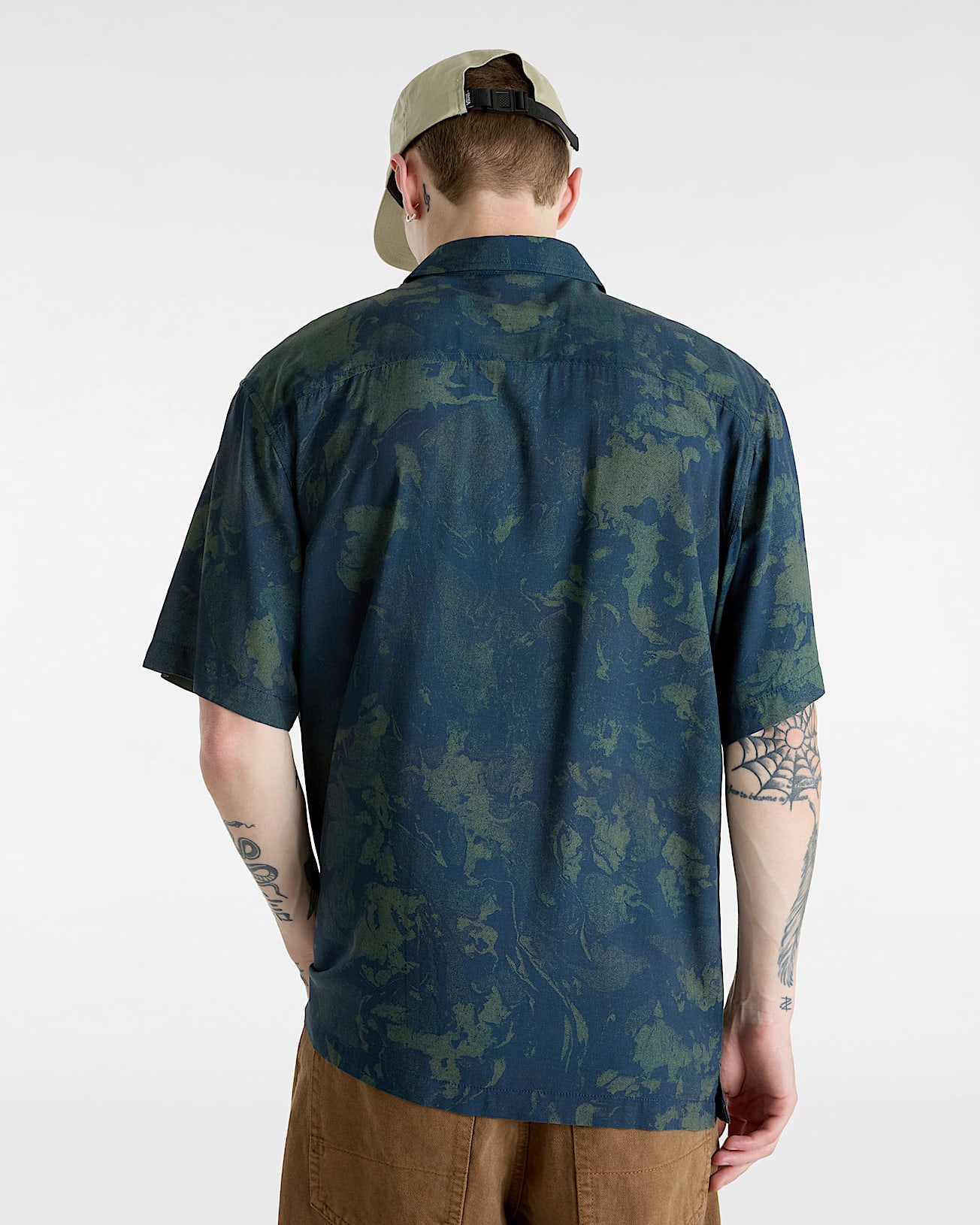 Chemise tisse Vans Camp Loose Collar VANS Bleu ALT3