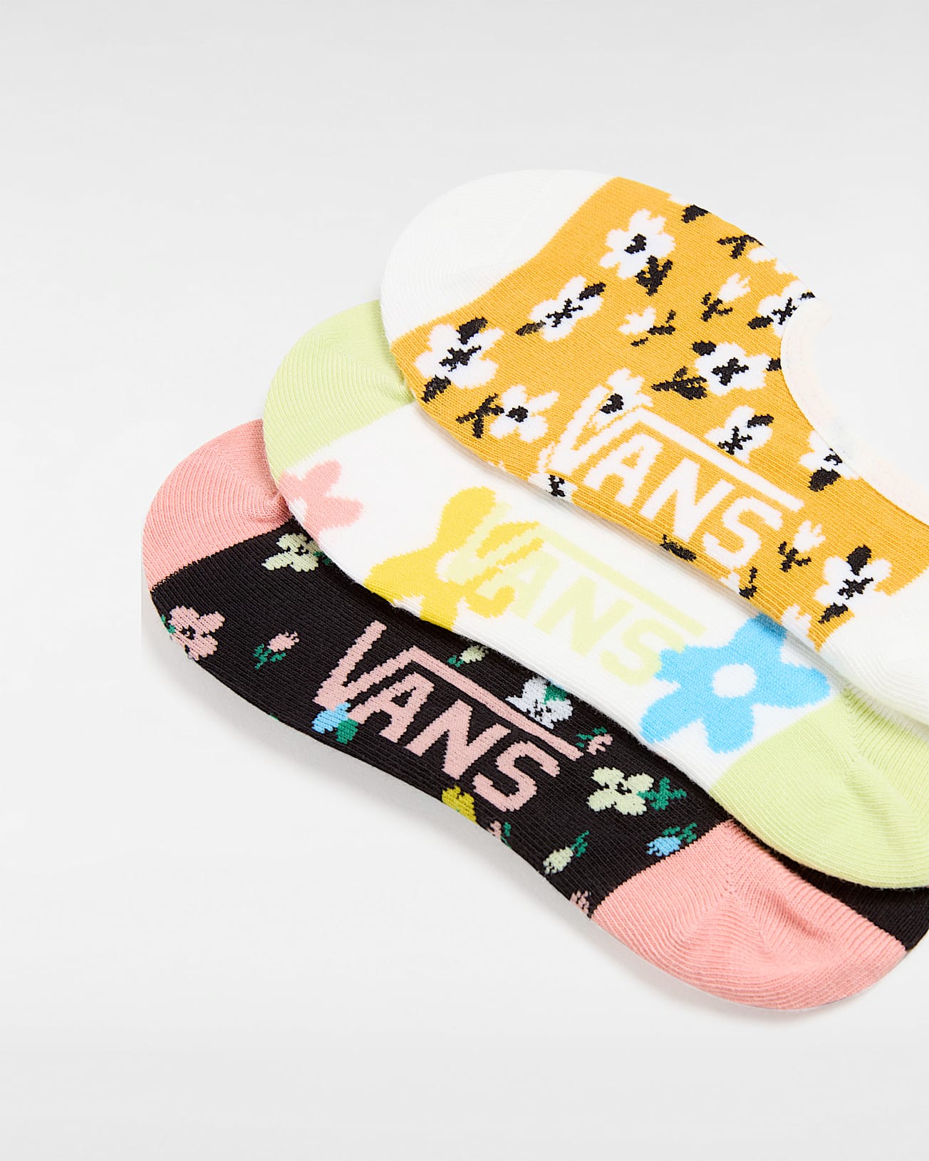 Socquettes Best Me Canoodle 3 paires VANS Jaune ALT2