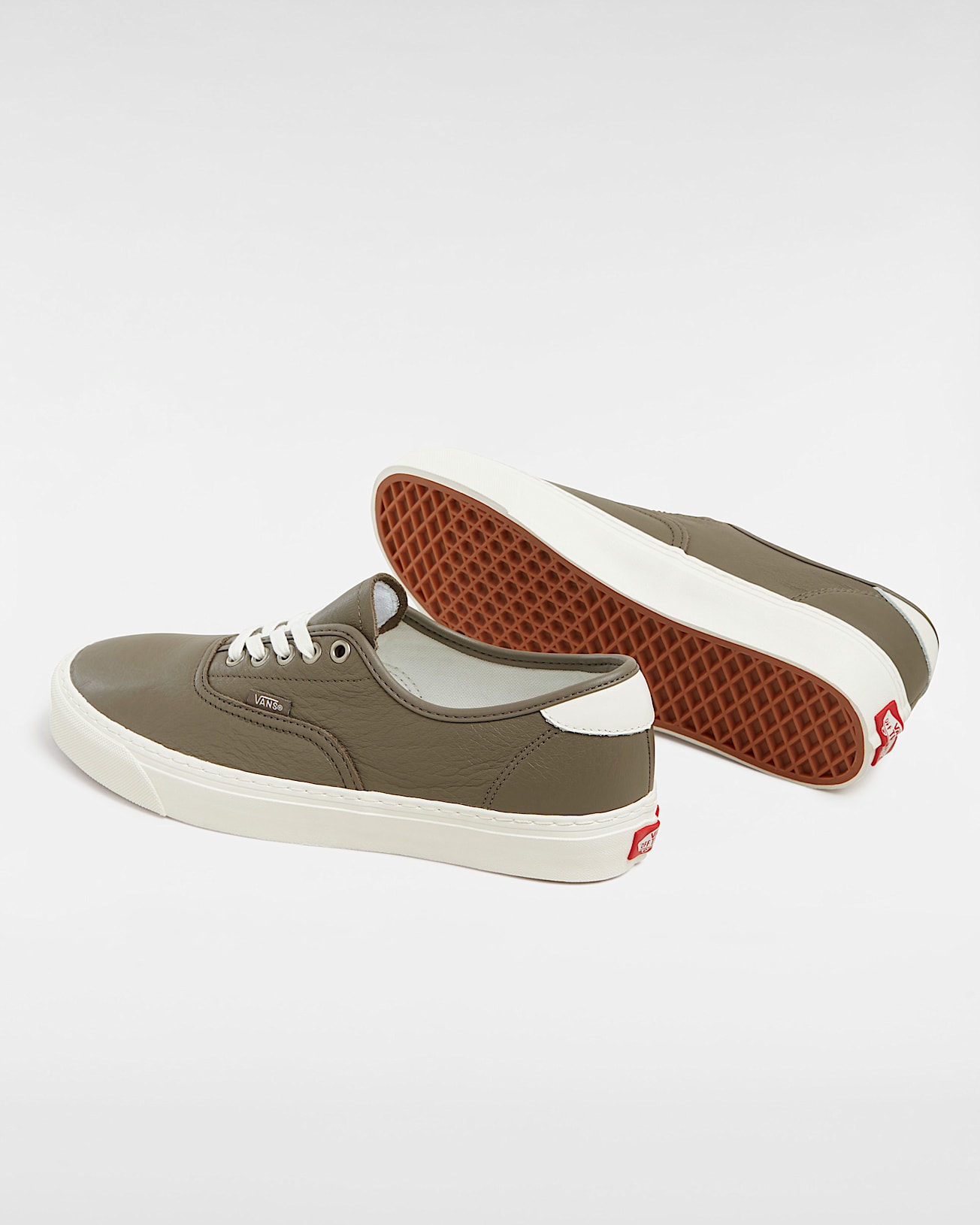 Chaussures en cuir Authentic Lux VANS Marron ALT2