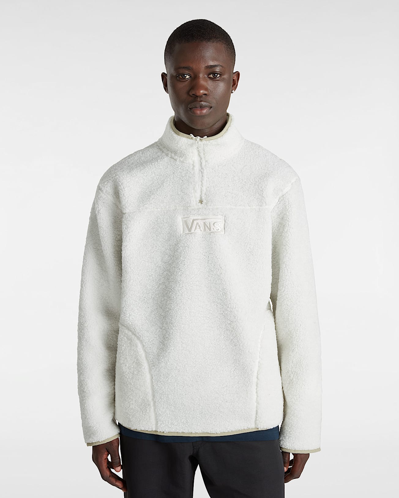 Polaire Vans Boxed Sherpa Quarter  VANS Blanc ALT4