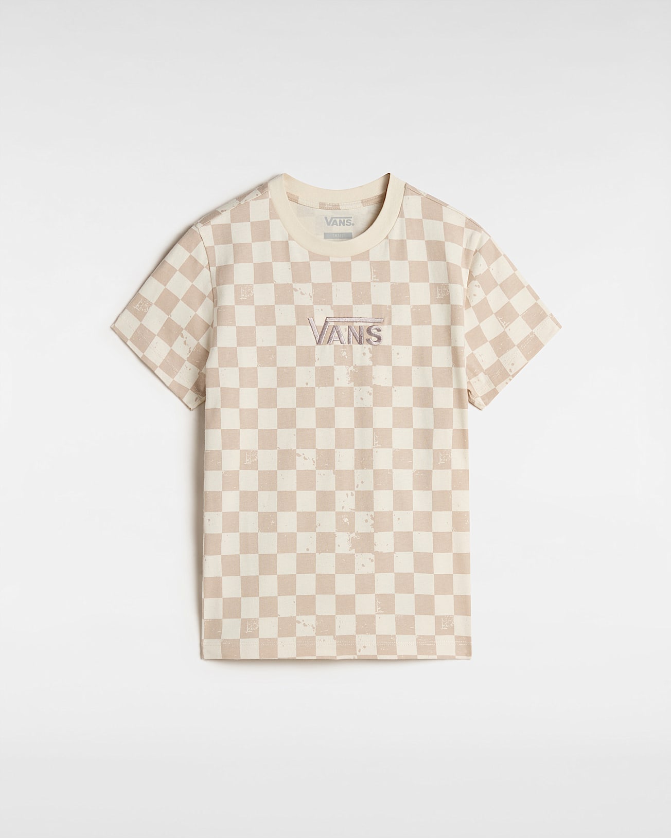 Allover Check Crew Tee - 1