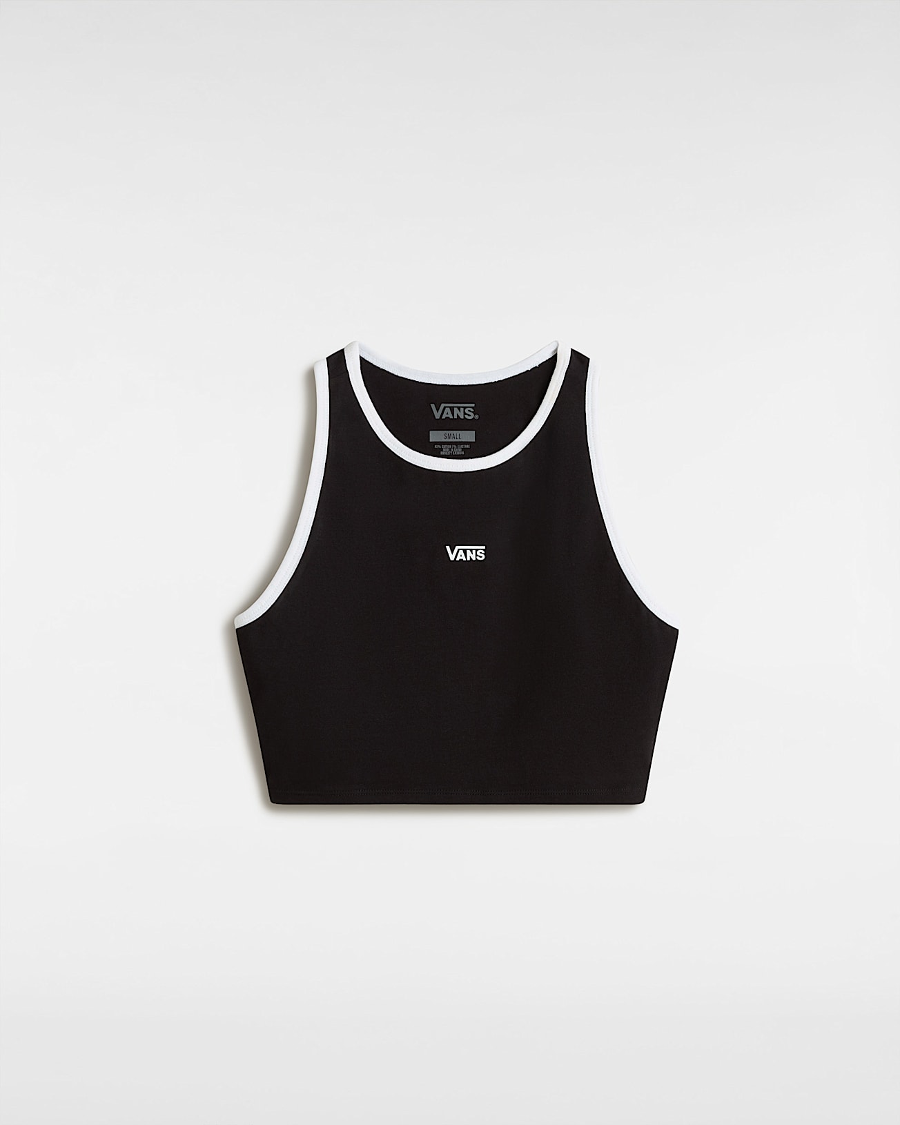 Longline Racerback Sports Bra VANS Black HERO