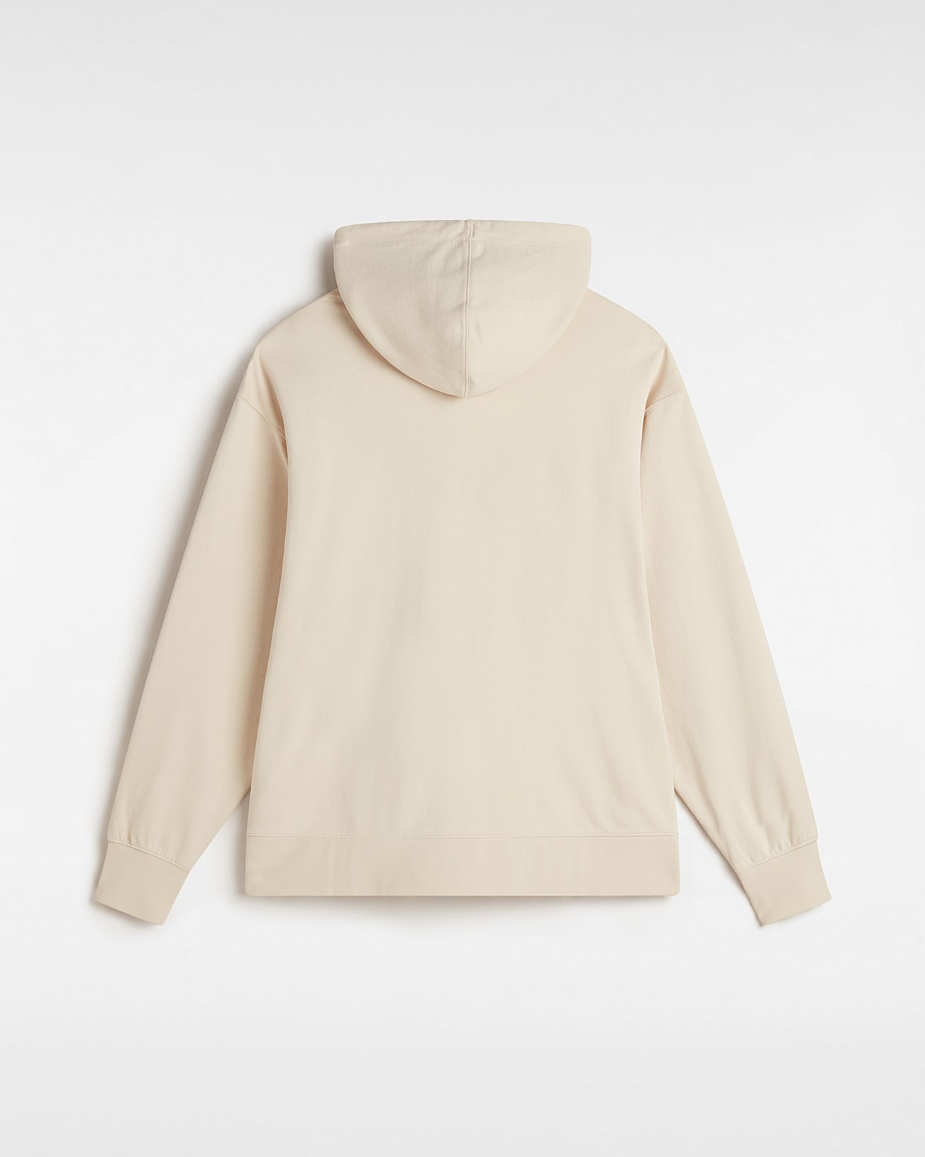 Premium Oversized Pullover Logo Hoodie VANS Beige ALT1