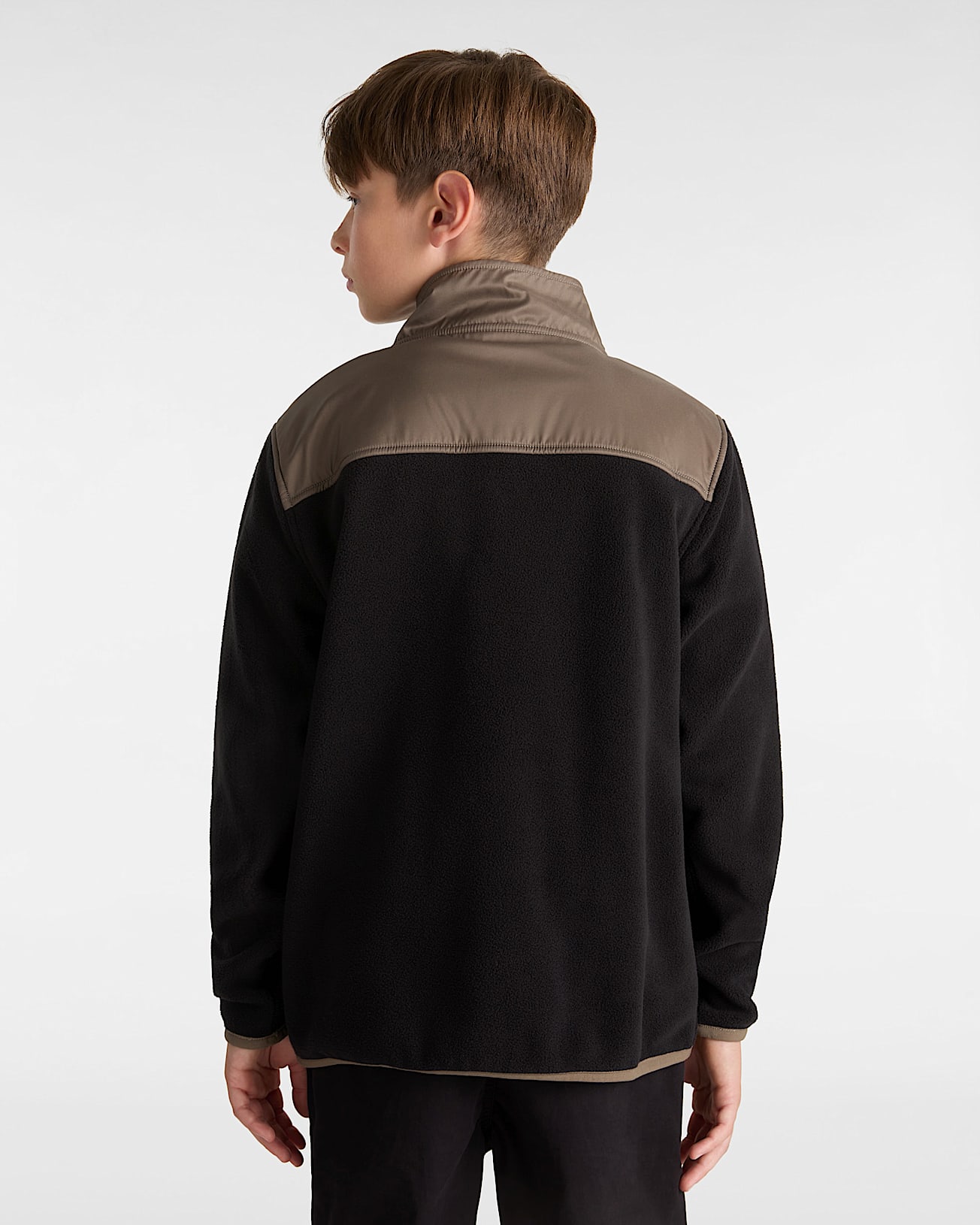 Sudadera polar de velln Ranford de nios 814 aos VANS NegroMarrn ALT3