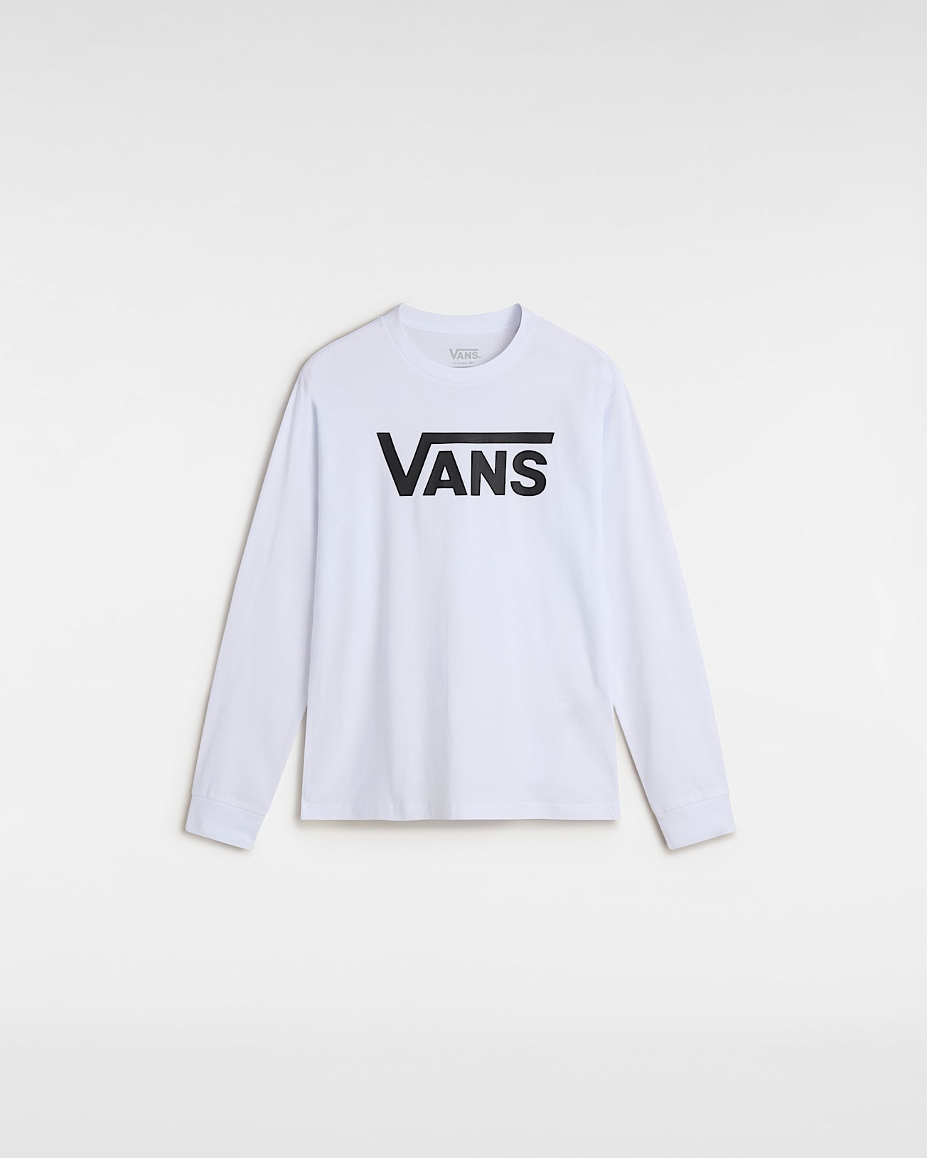Boys Vans Classic Long Sleeve Tshirt 814 years VANS White HERO
