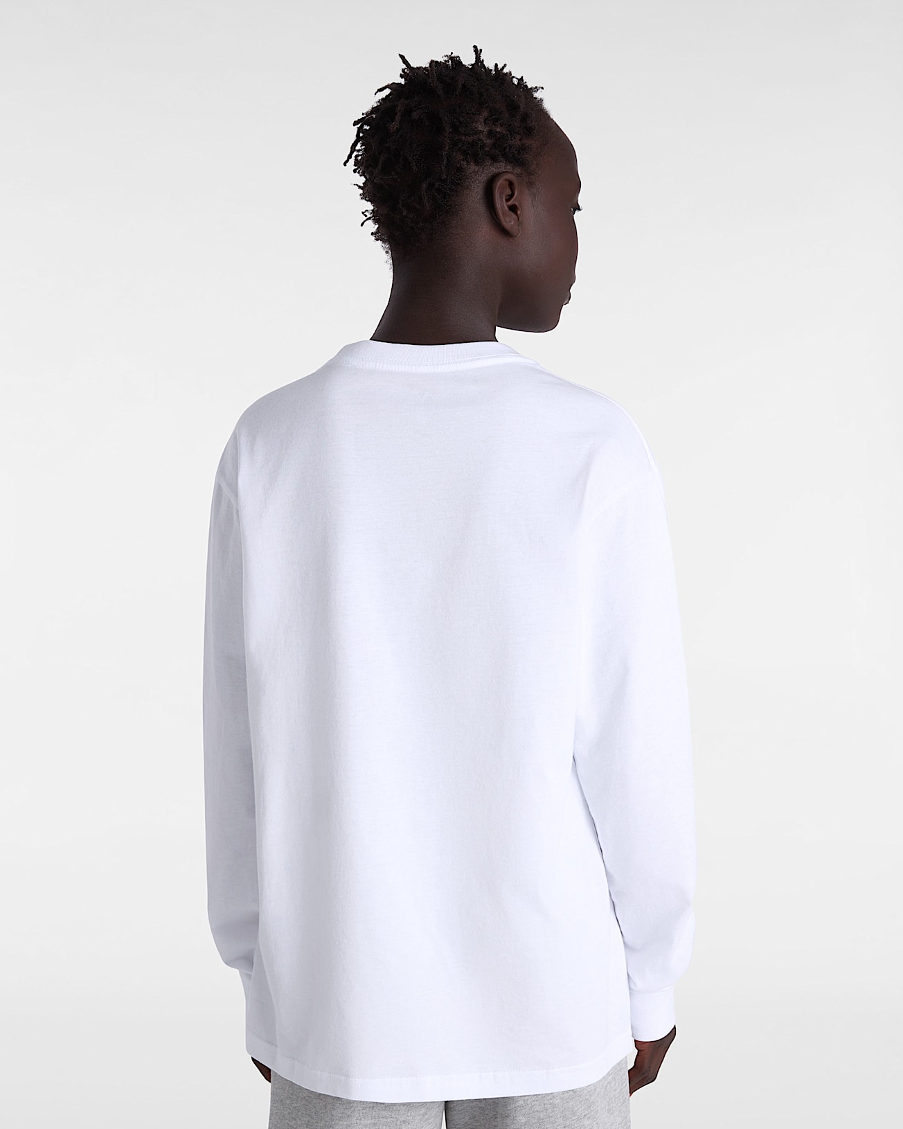 Boys Vans Classic Long Sleeve Tshirt 814 years VANS White ALT7