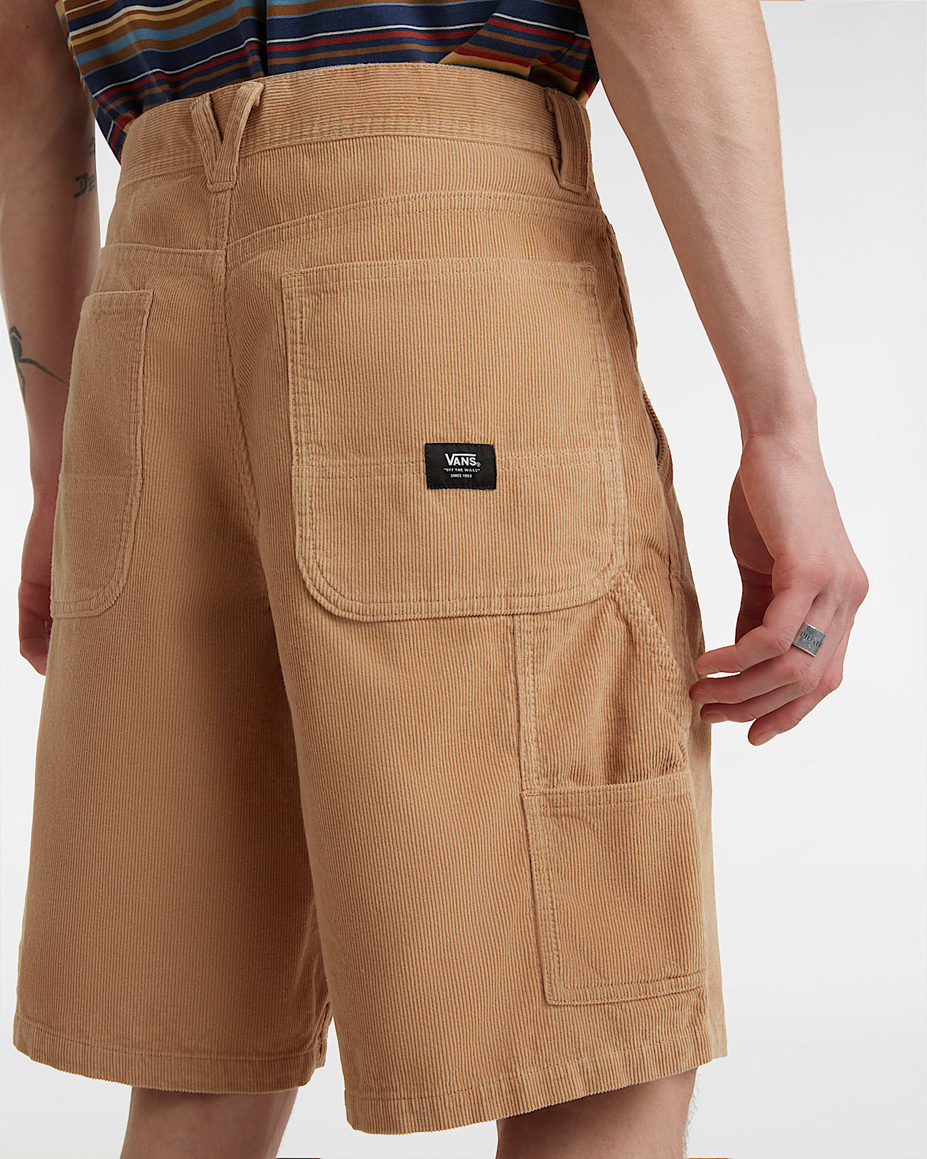 Drill Chore Loose Carpenter 21 Corduroy Shorts VANS Beige ALT7