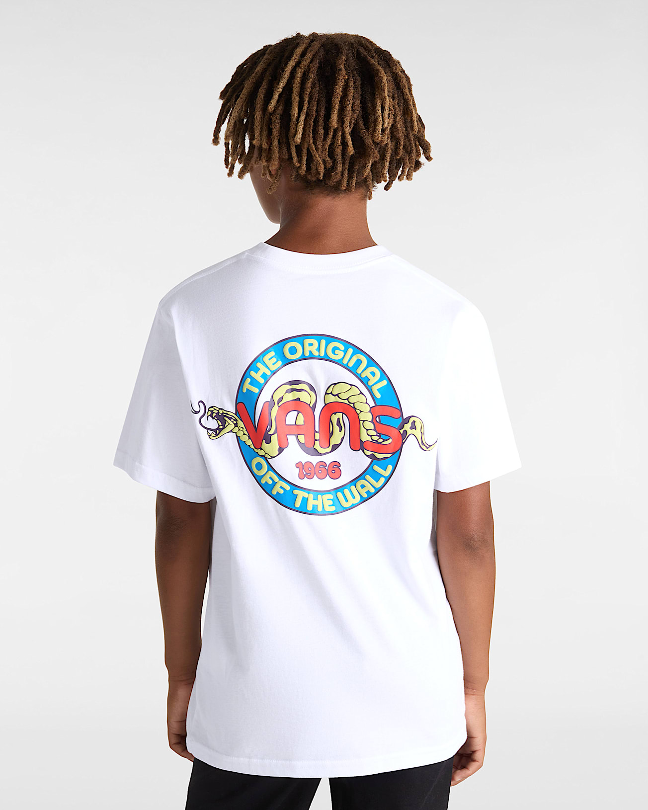 Kids Goodness Snakes TShirt 814 Years VANS White ALT3