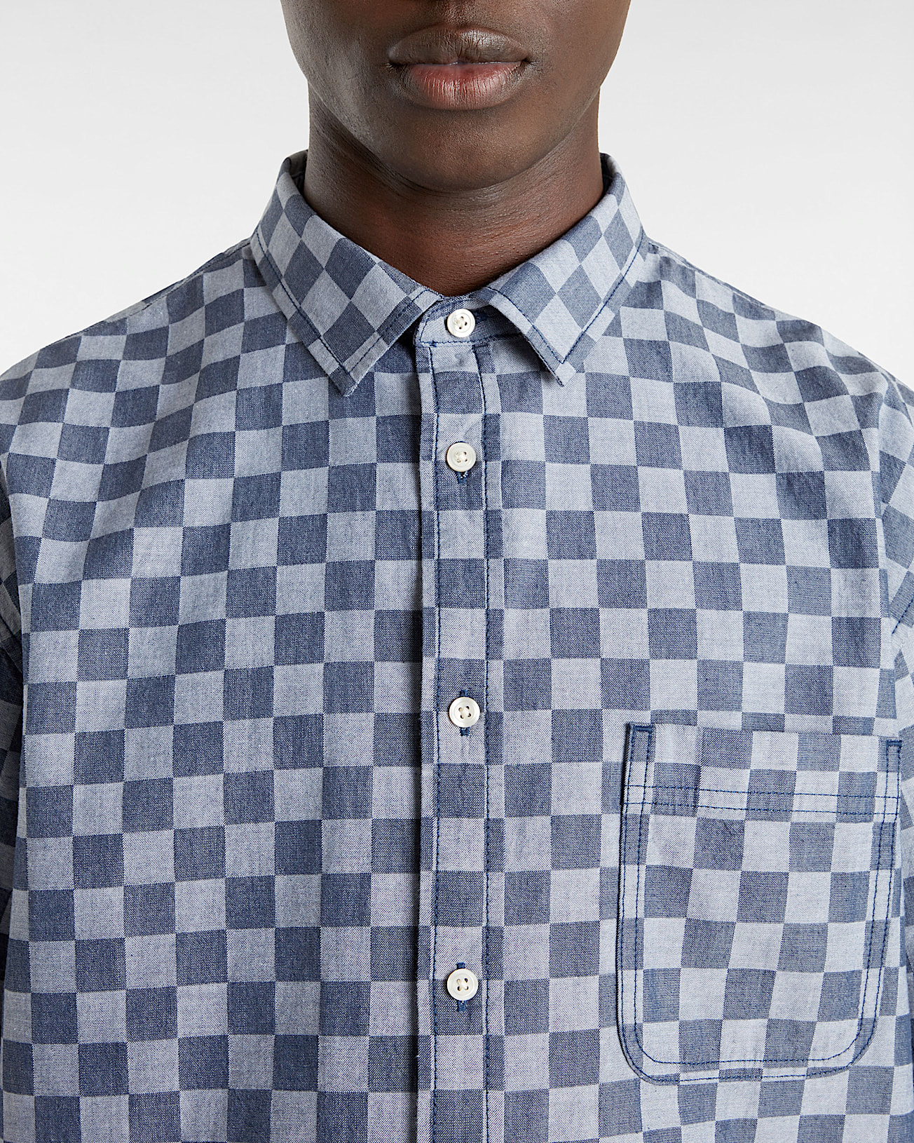 Wade Checkerboard Woven Shirt VANS Blau ALT5