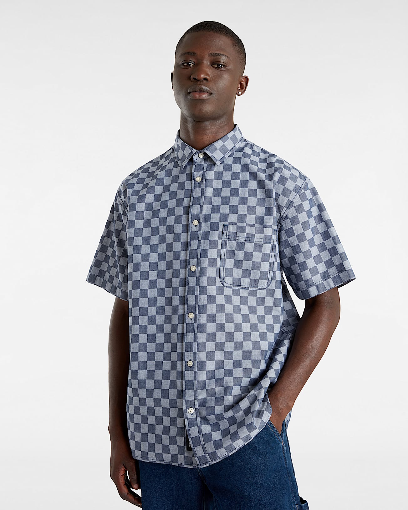 Wade Checkerboard Woven Shirt VANS Blau ALT2