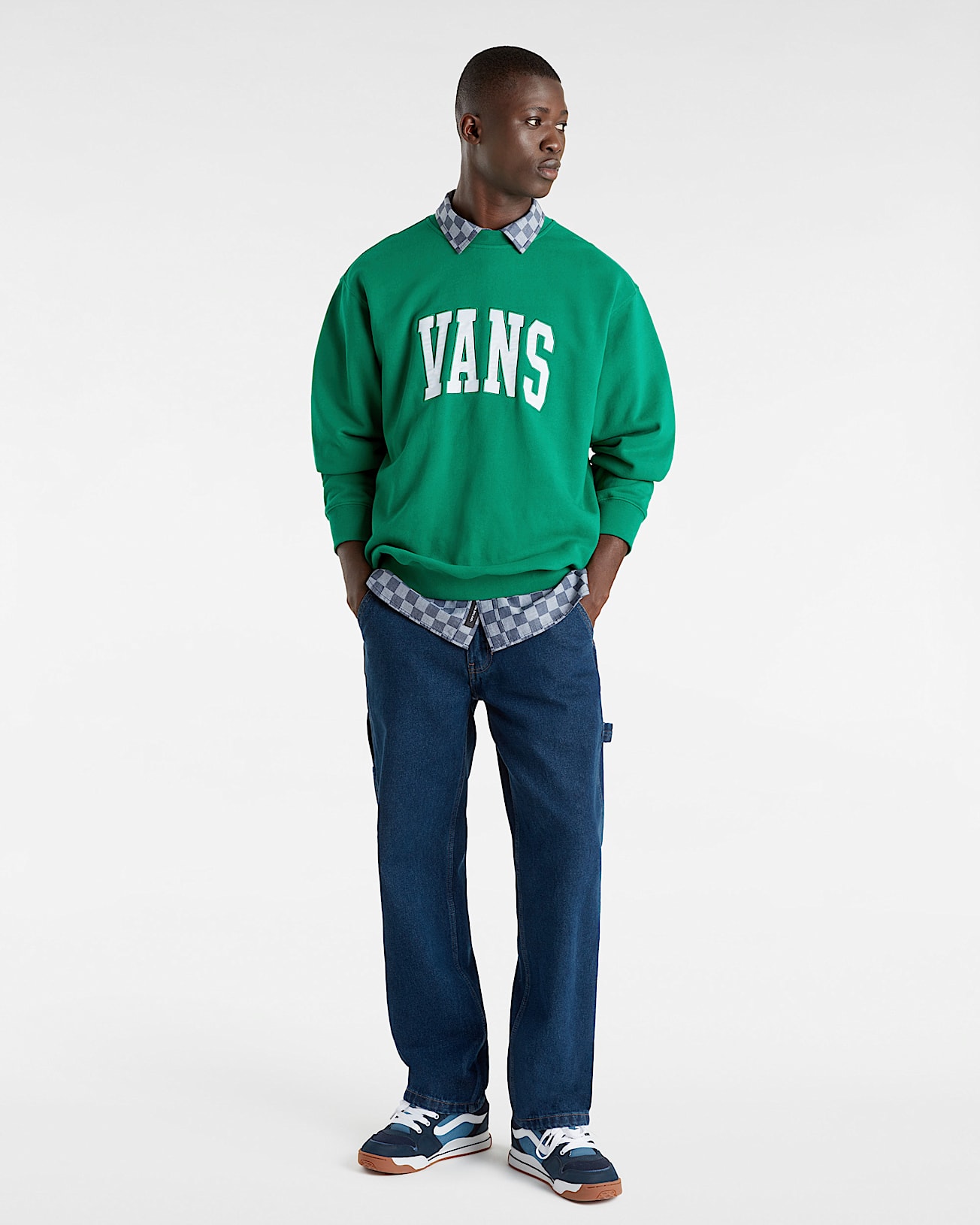 Wade Checkerboard Woven Shirt VANS Blau ALT4