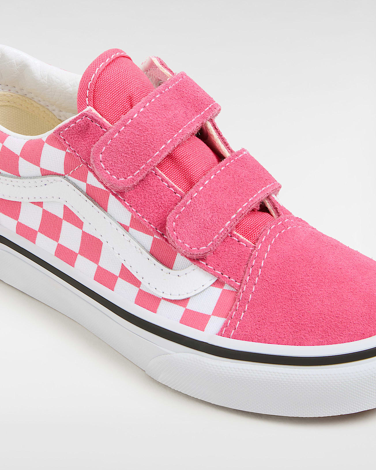 Kids Old Skool Hook and Loop Checkerboard Shoes (4-8 Years) - 4