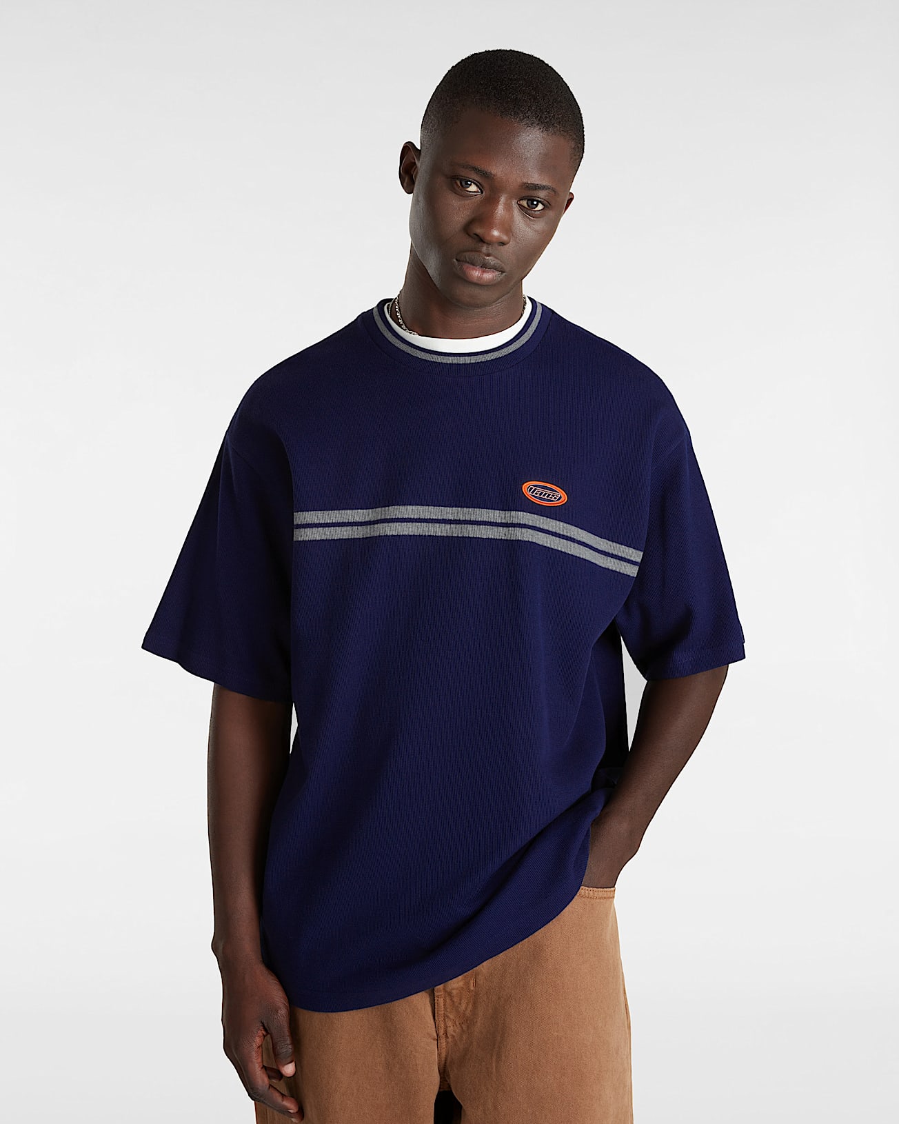 Tshirt Galen Knit VANS Bleu ALT2