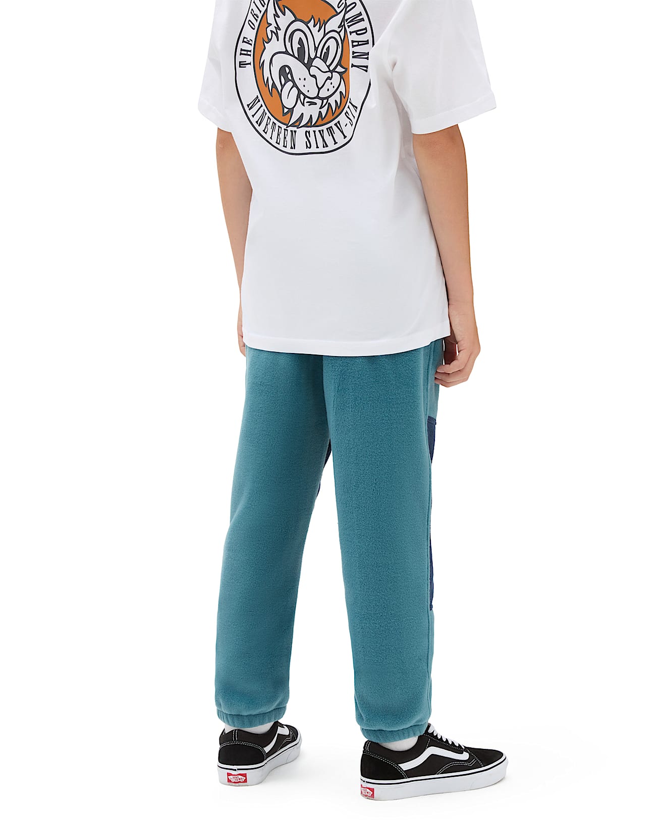 Boys Color Block Fleece Pants (8-14 Years) - 3