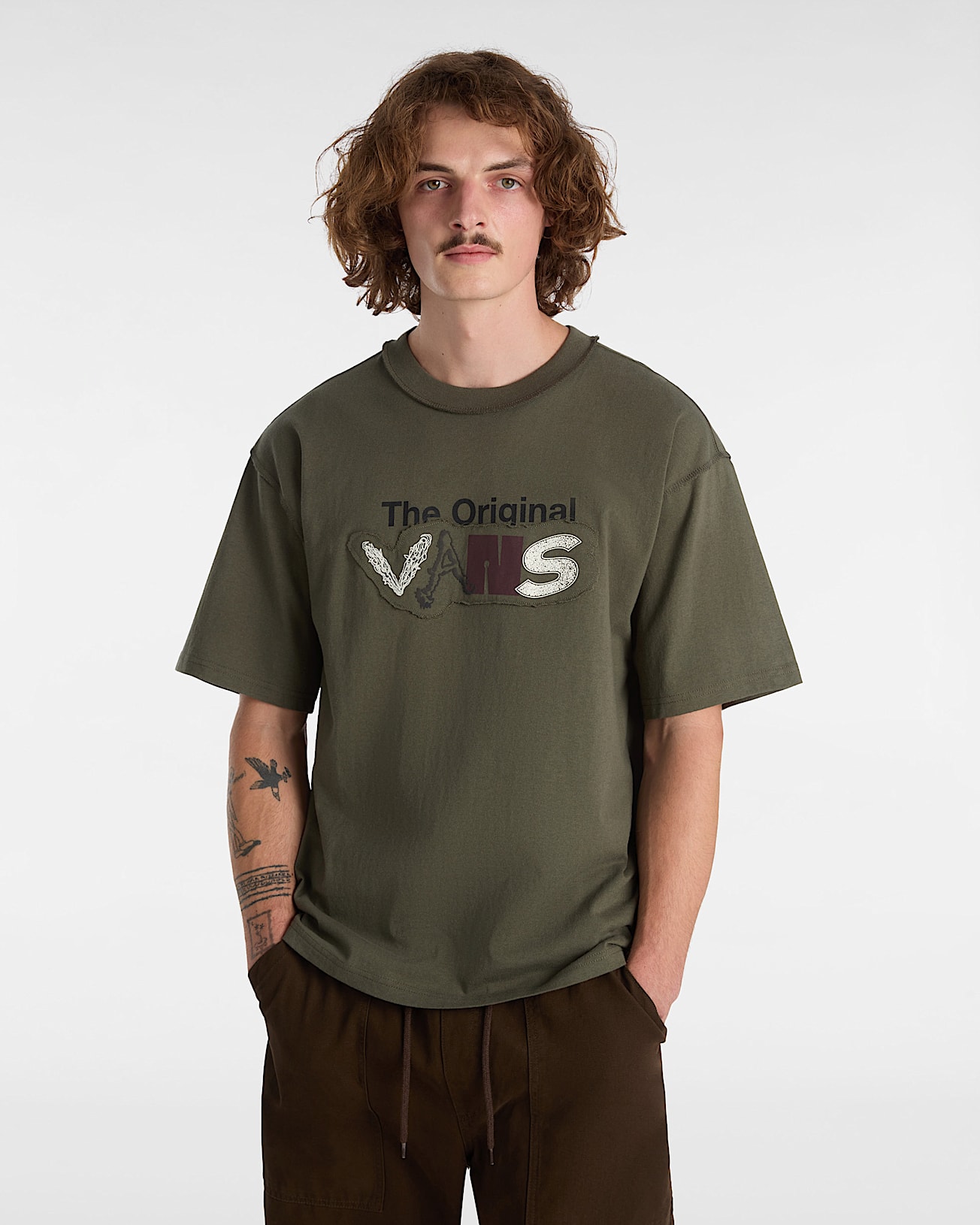 Tshirt manga curta Premium Vans Clash VANS Verde ALT2