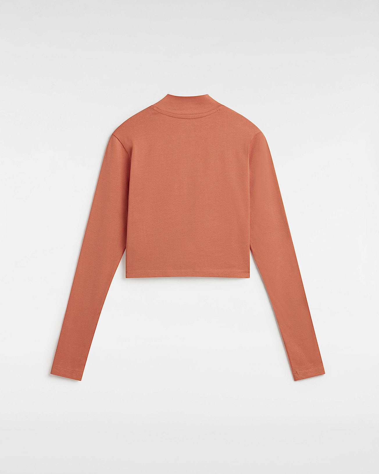 Mini Mock Neck Long Sleeve TShirt VANS Orange ALT1