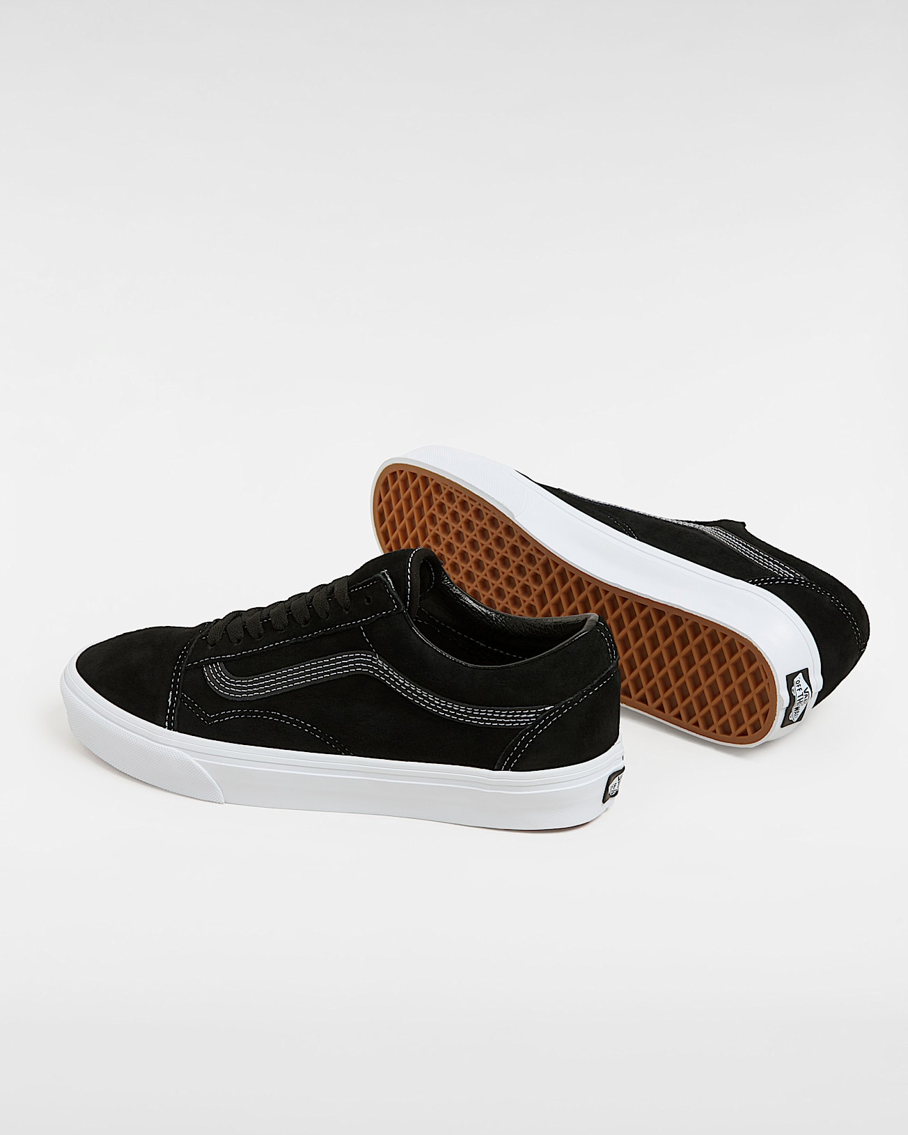 Chaussures en daim Old Skool VANS Noir ALT2